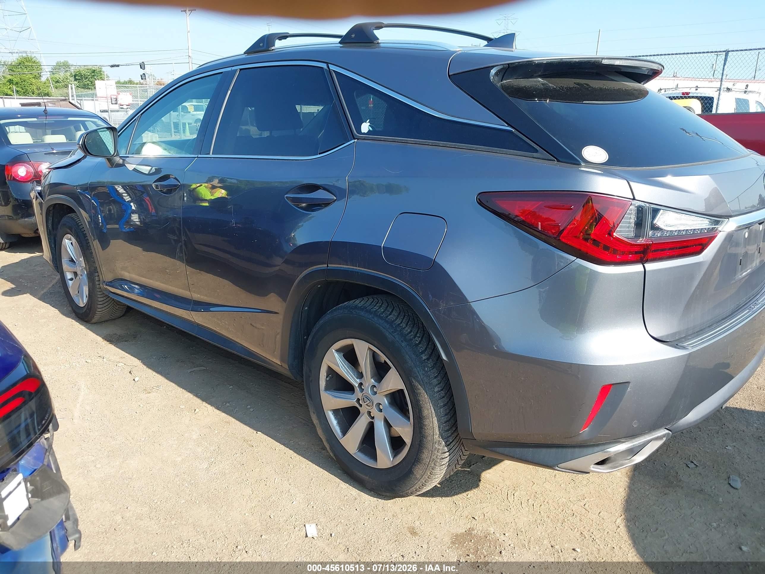 2016 Lexus Rx VIN 2T2BZMCA7GC030795 IAAI salvage auction — Unknown, Salvage (Ohio), sold $10,500 on 2026-09-03 (photo 3)
