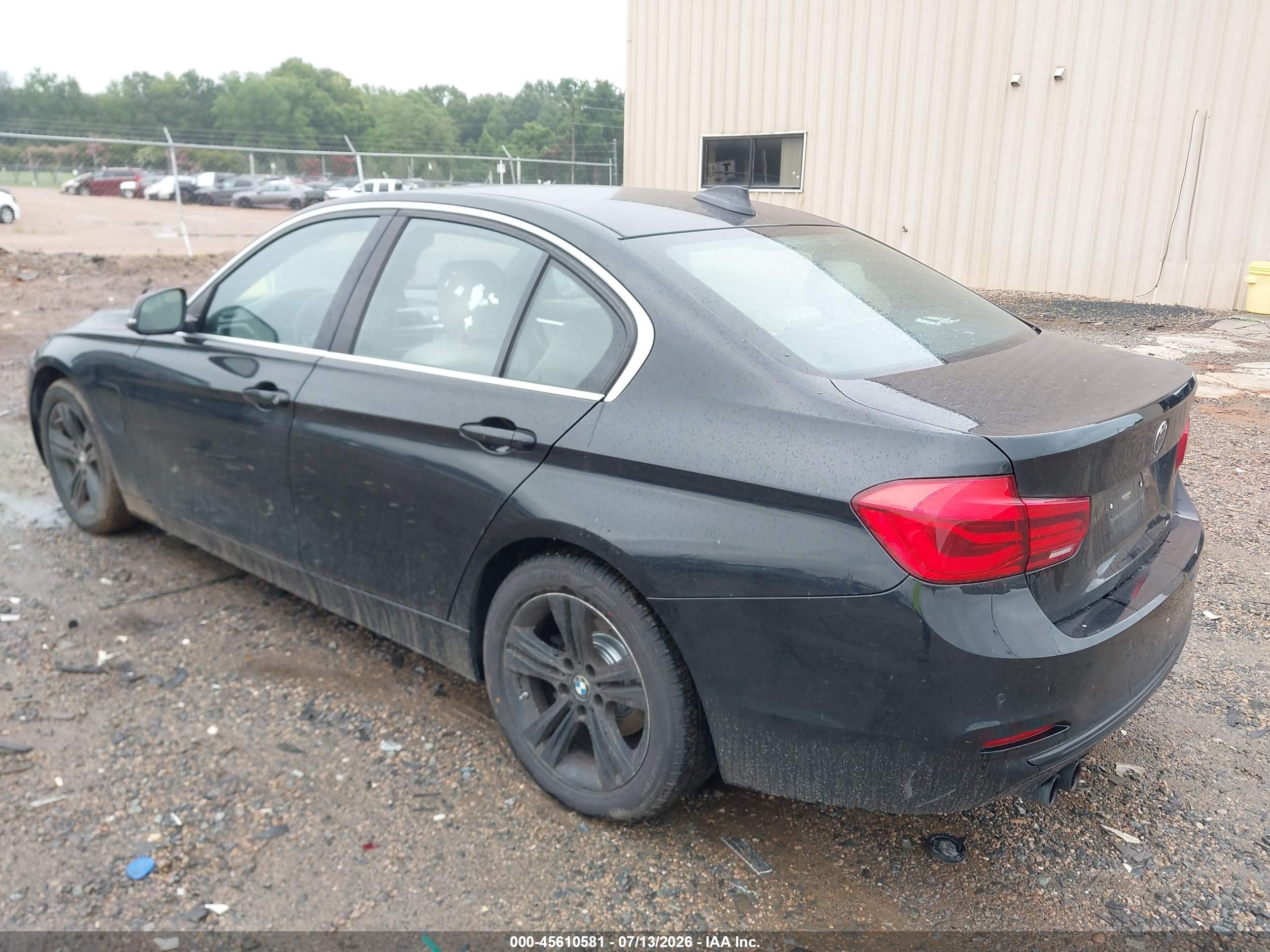 2017 BMW 3 Series VIN WBA8E1C50HK480362 IAAI salvage auction — Front End, Salvage (North Carolina), sold $5,600 on 2026-08-20 (photo 3)