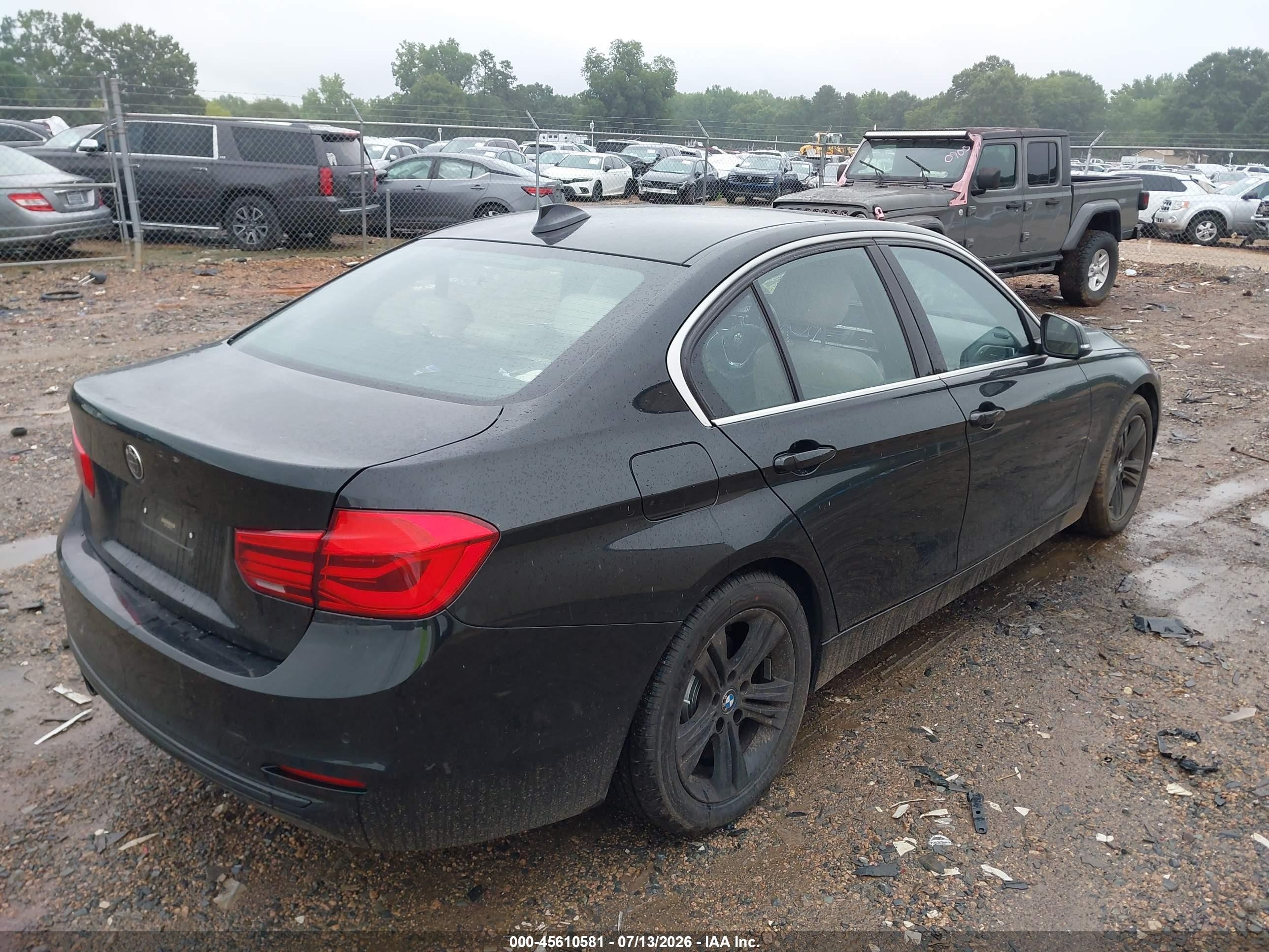 2017 BMW 3 Series VIN WBA8E1C50HK480362 IAAI salvage auction — Front End, Salvage (North Carolina), sold $5,600 on 2026-08-20 (photo 4)