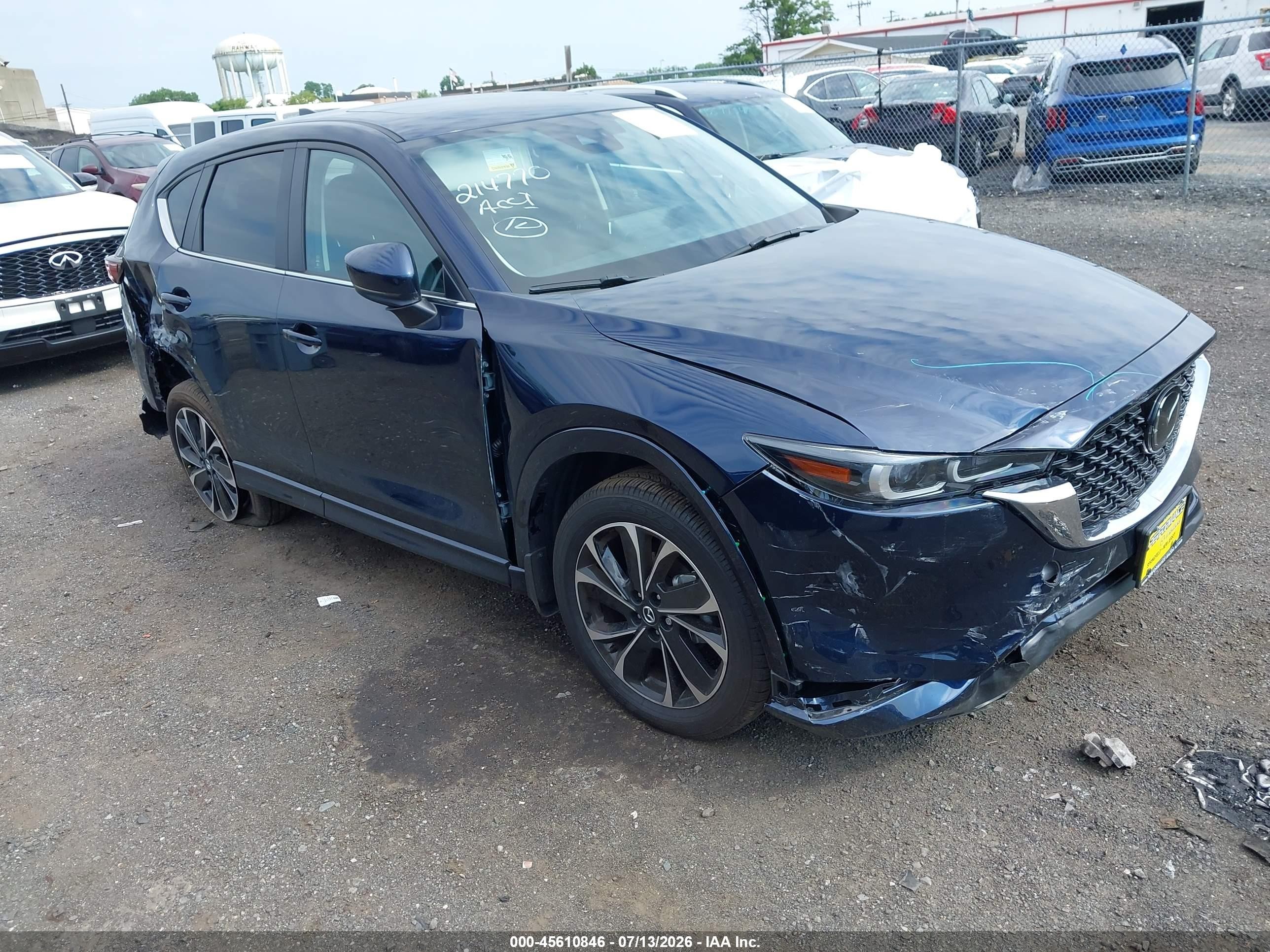 2025 Mazda CX-5 VIN JM3KFBCM5S0809912 — IAAI salvage auction photo