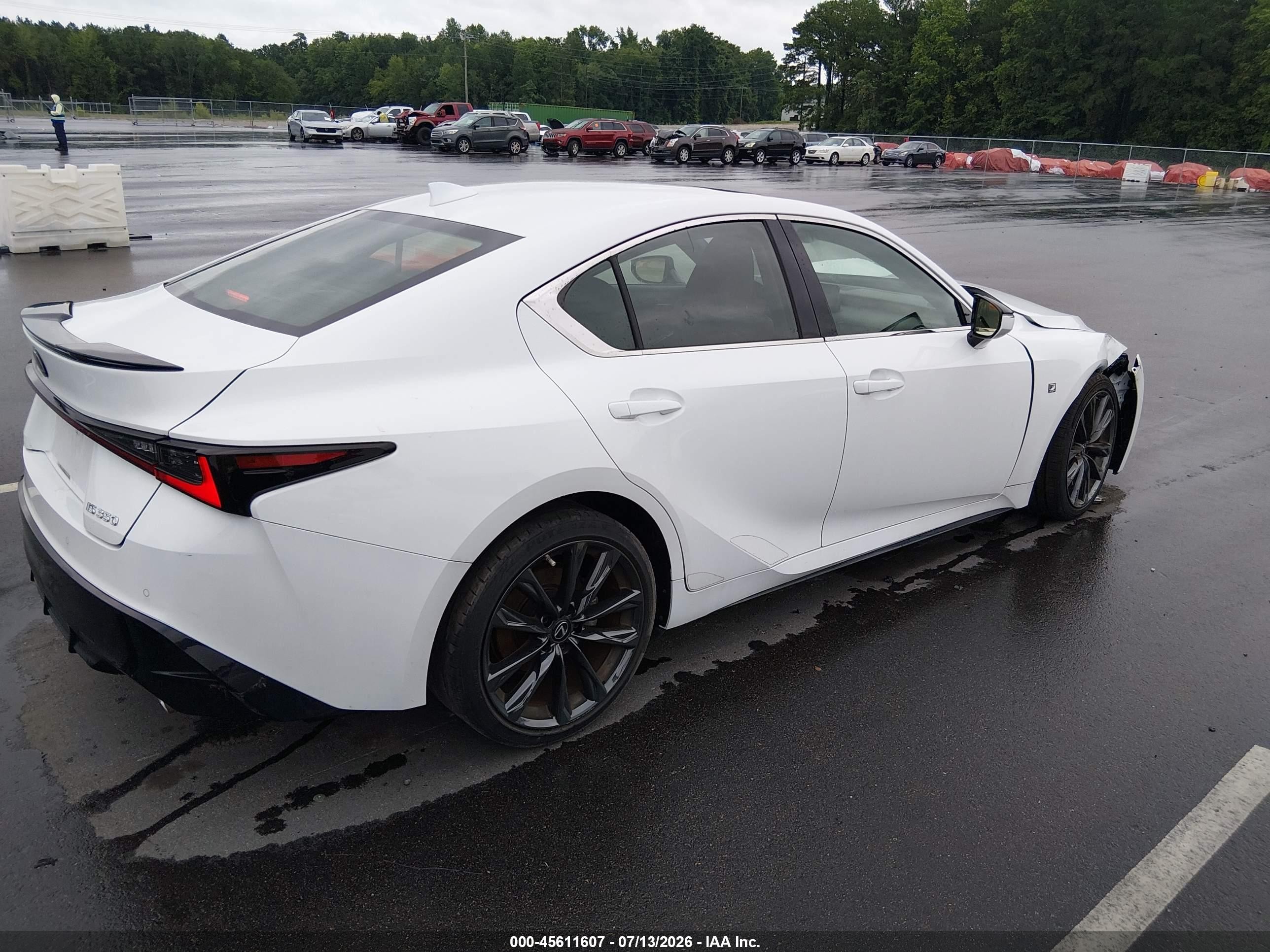 2022 Lexus Is VIN JTHGZ1B23N5055981 IAAI salvage auction — Unknown, Salvage (North Carolina), sold $12,900 on 2026-09-18 (photo 4)