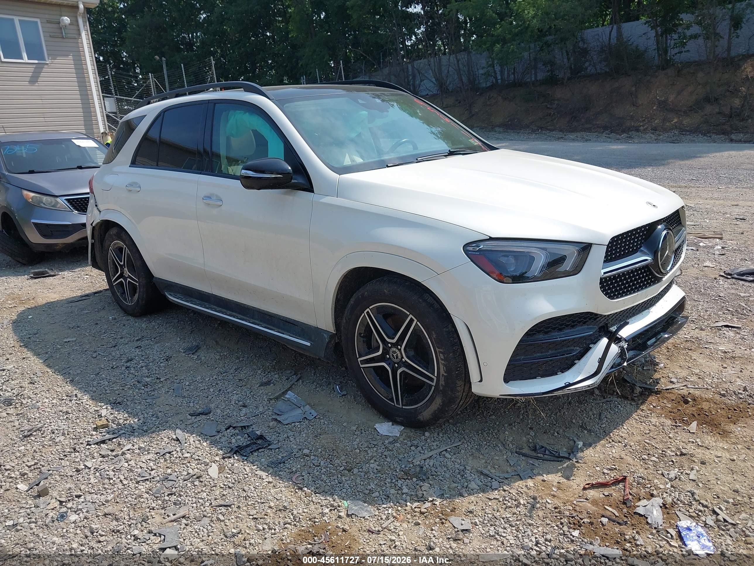 2022 Mercedes-Benz GLE-Class VIN 4JGFB5KB8NA772551 — IAAI salvage auction photo