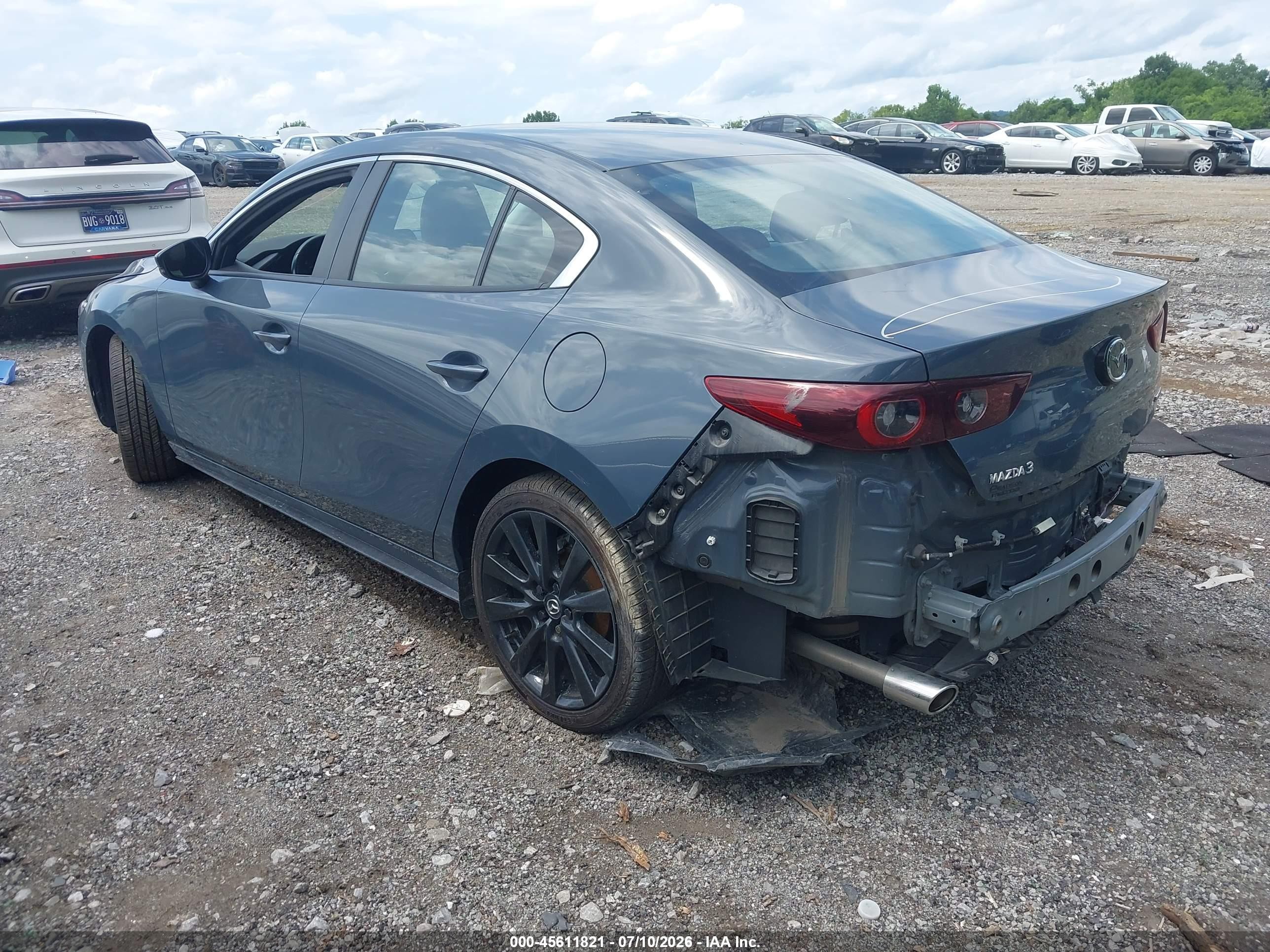2023 Mazda 3 VIN 3MZBPACM0PM382317 IAAI salvage auction — Rear End, Salvage (Tennessee), sold $4,750 on 2026-09-03 (photo 3)