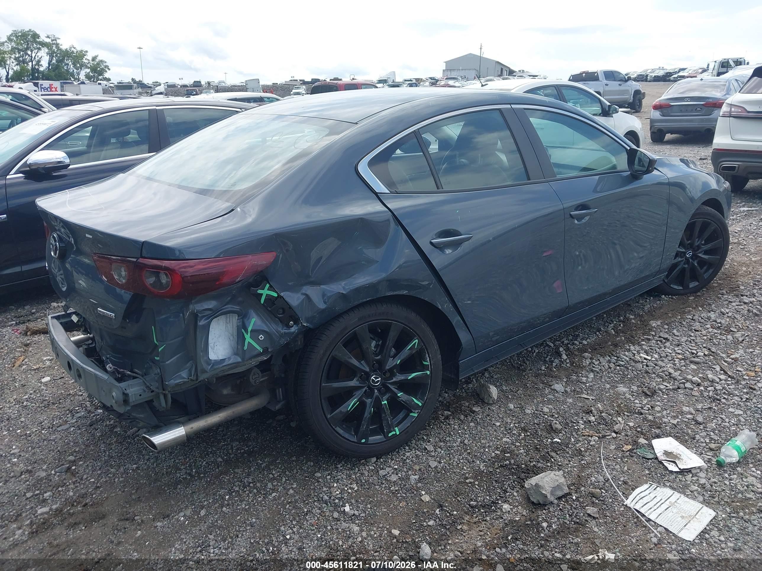 2023 Mazda 3 VIN 3MZBPACM0PM382317 IAAI salvage auction — Rear End, Salvage (Tennessee), sold $4,750 on 2026-09-03 (photo 4)