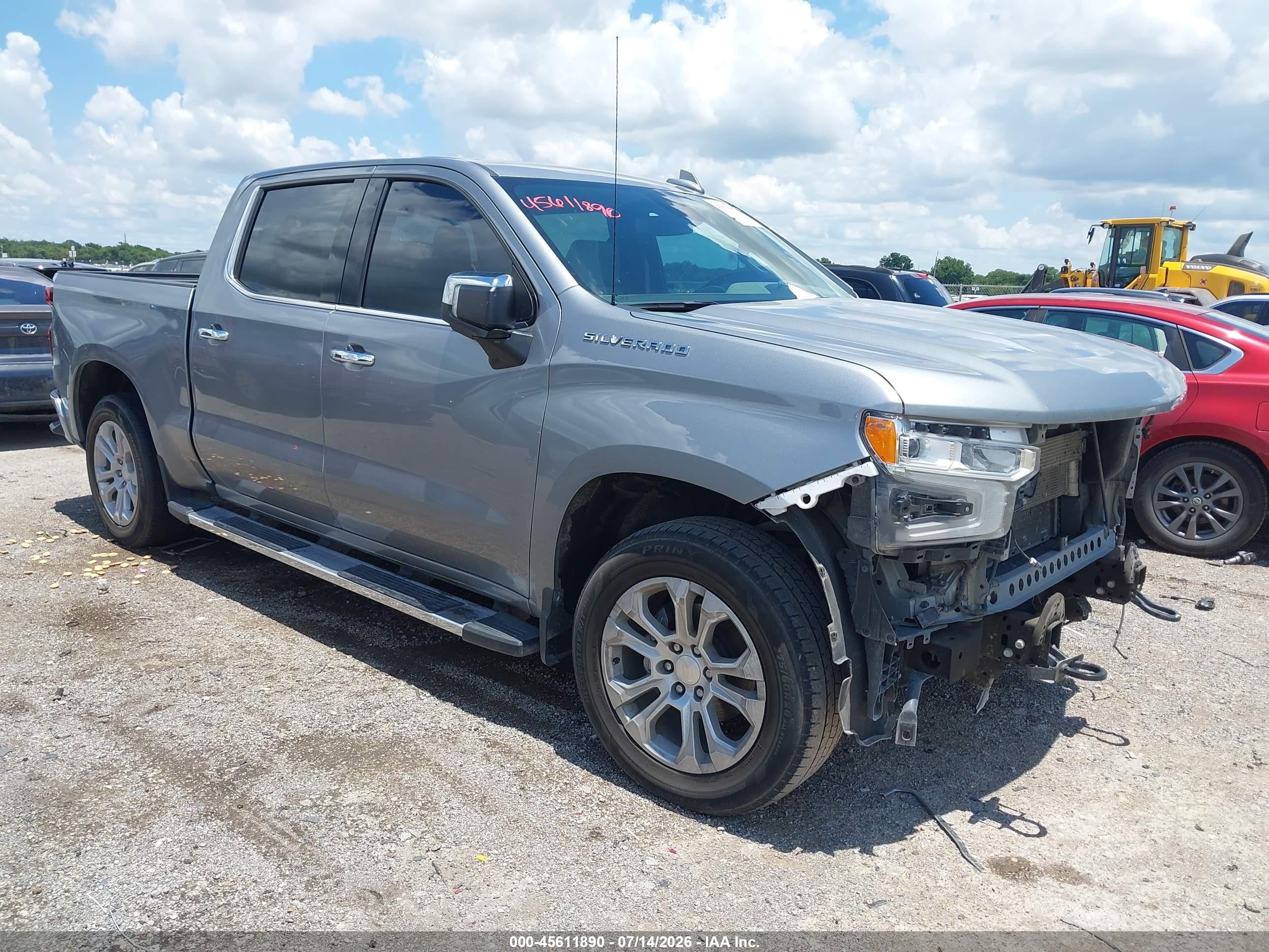 2023 Chevrolet Silverado 1500 VIN 3GCPAEEDXPG122777 — IAAI salvage auction photo