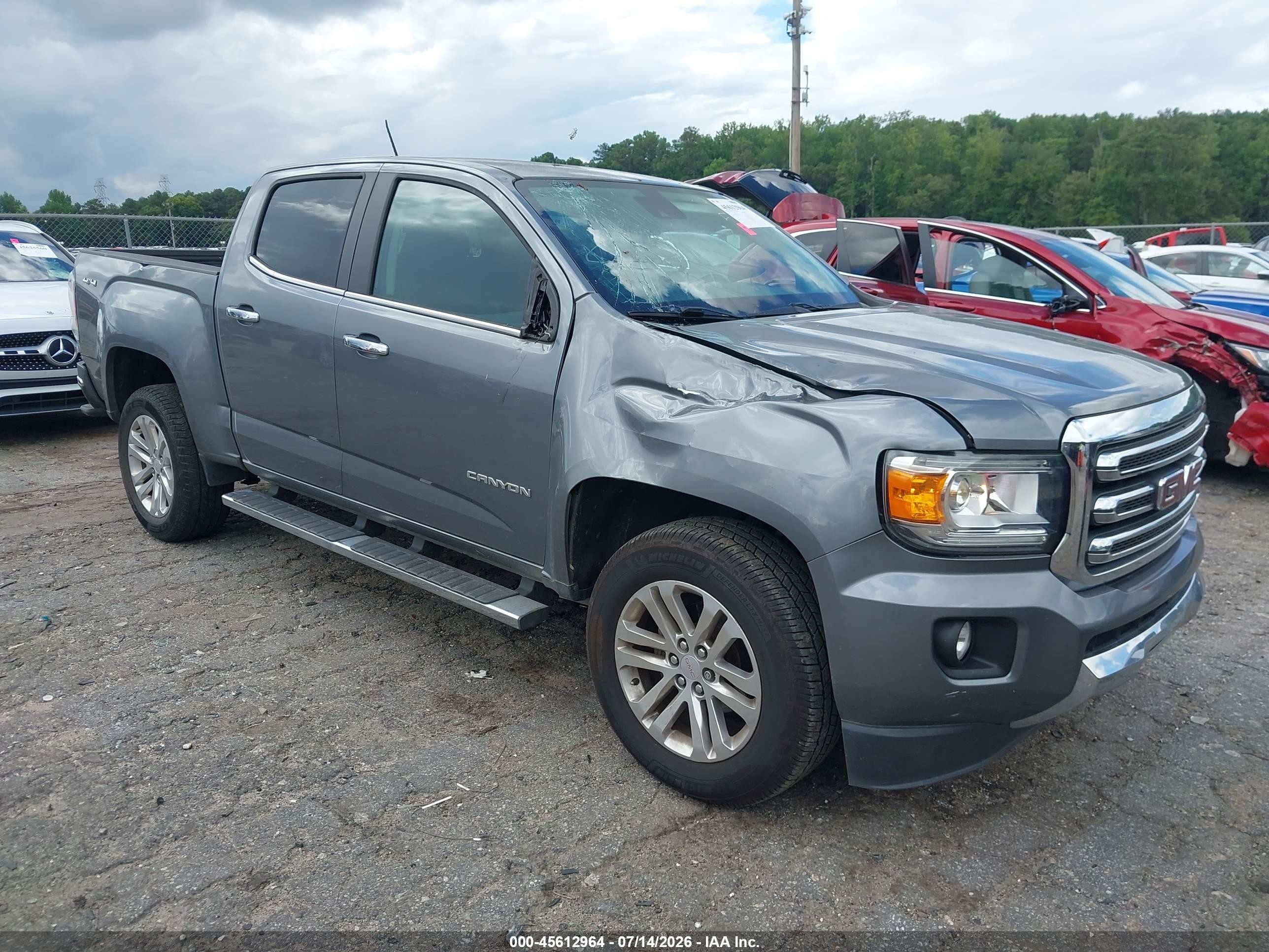 2018 GMC Canyon VIN 1GTG6DEN6J1313641 — IAAI salvage auction photo
