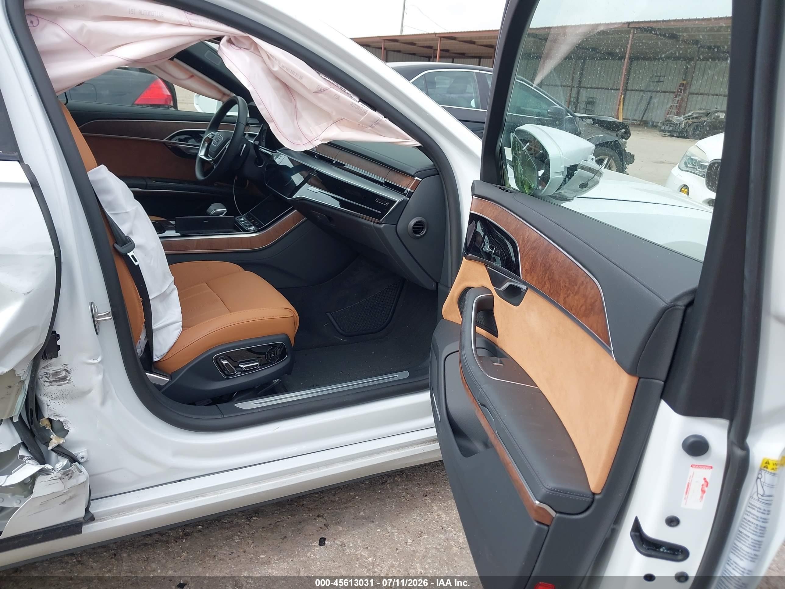 2023 Audi A8 VIN WAULDAF84PN009881 IAAI salvage auction — Side, Original (Texas), sold $27,900 on 2026-08-24 (photo 5)