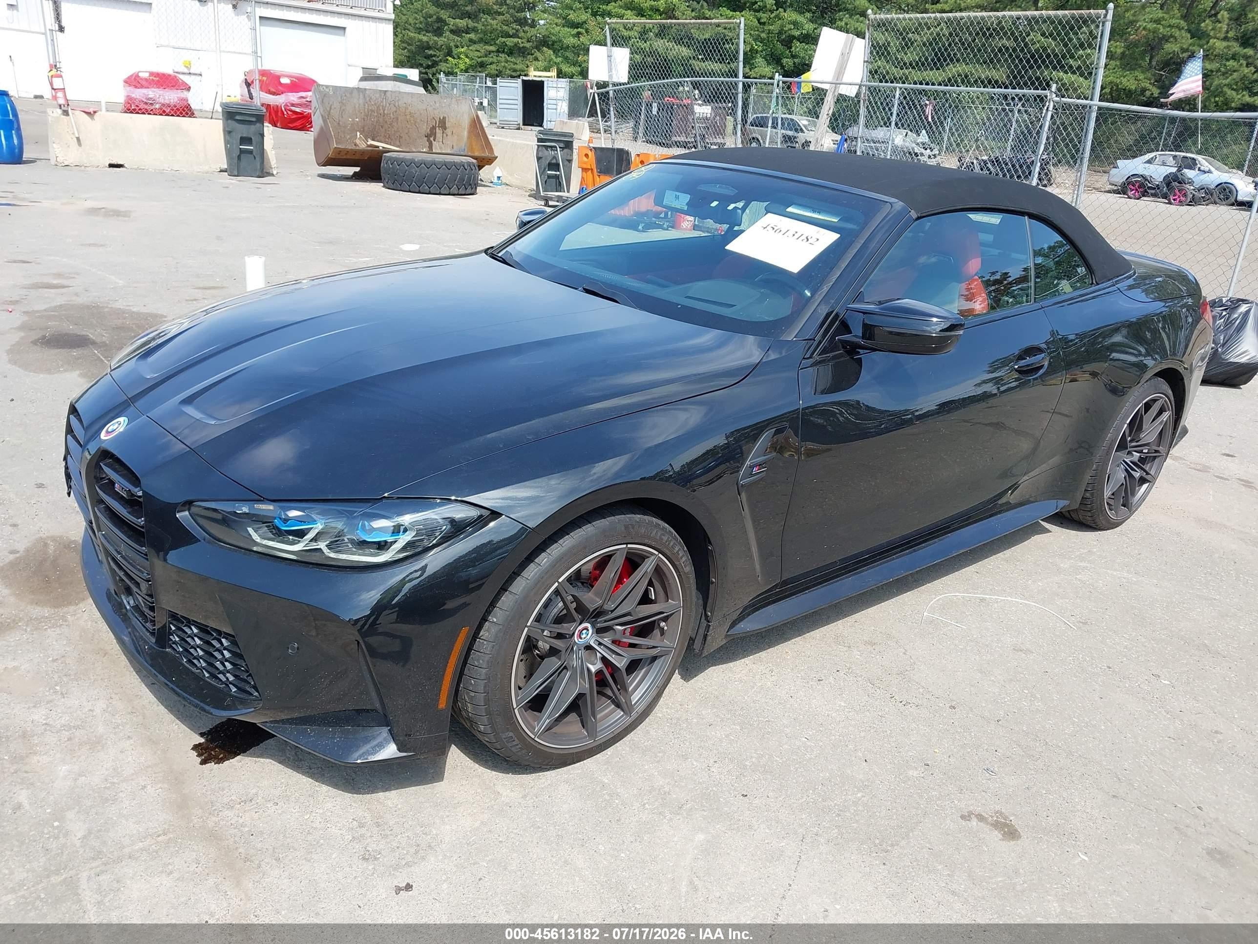 2022 BMW M4 VIN WBS33BA03NCK73141 IAAI salvage auction — Engine Damage, Mv-907A (New York), sold $33,350 on 2026-08-18 (photo 2)