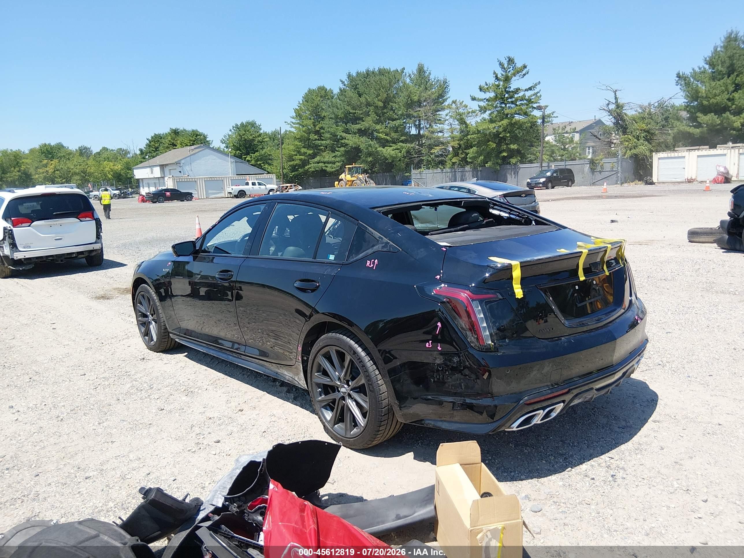 2026 Cadillac CT5 VIN 1G6DV5RW9T0112939 IAAI salvage auction — Unknown, Salvage (Idaho), sold $23,800 on 2026-08-15 (photo 3)
