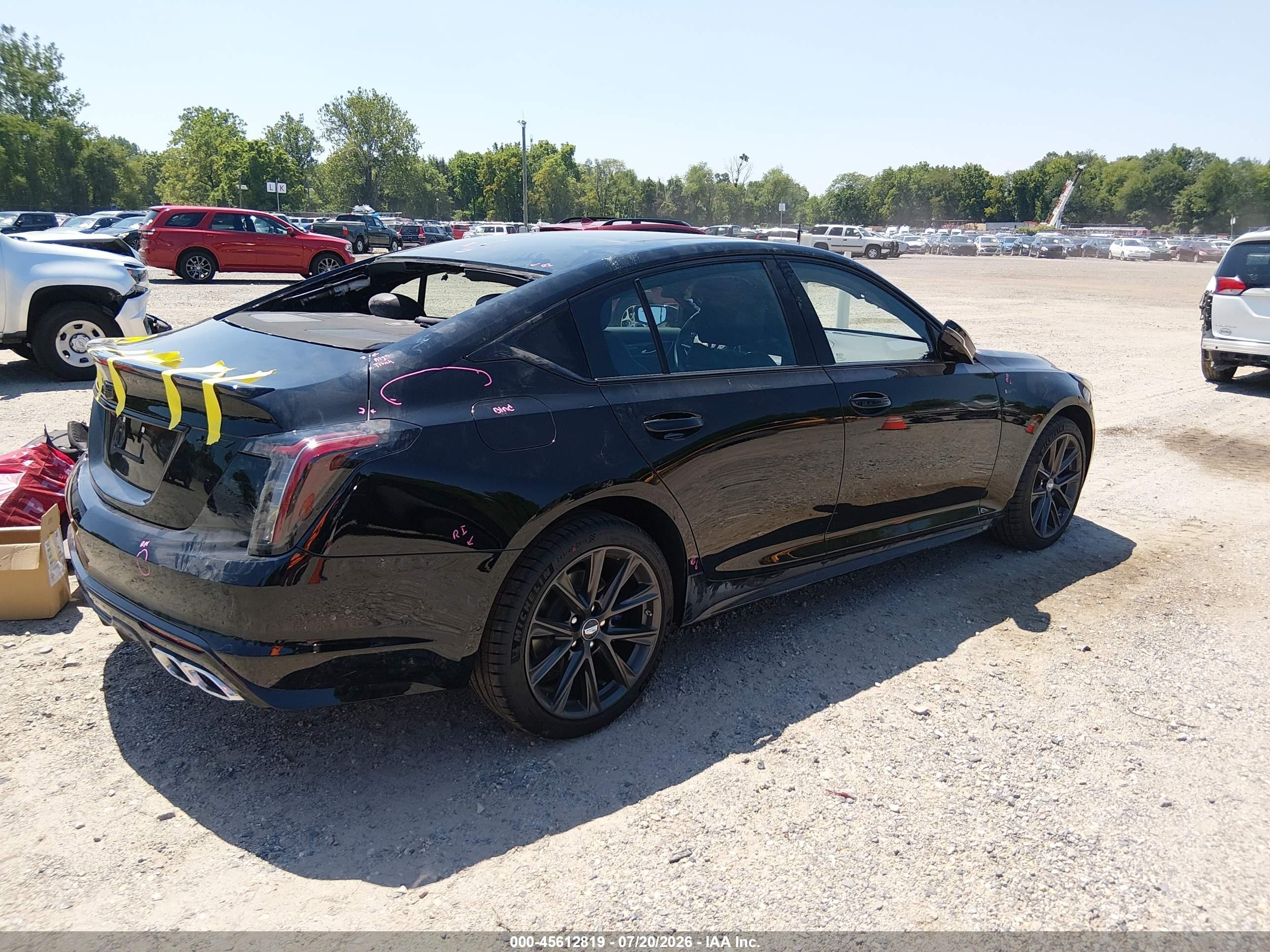 2026 Cadillac CT5 VIN 1G6DV5RW9T0112939 IAAI salvage auction — Unknown, Salvage (Idaho), sold $23,800 on 2026-08-15 (photo 4)