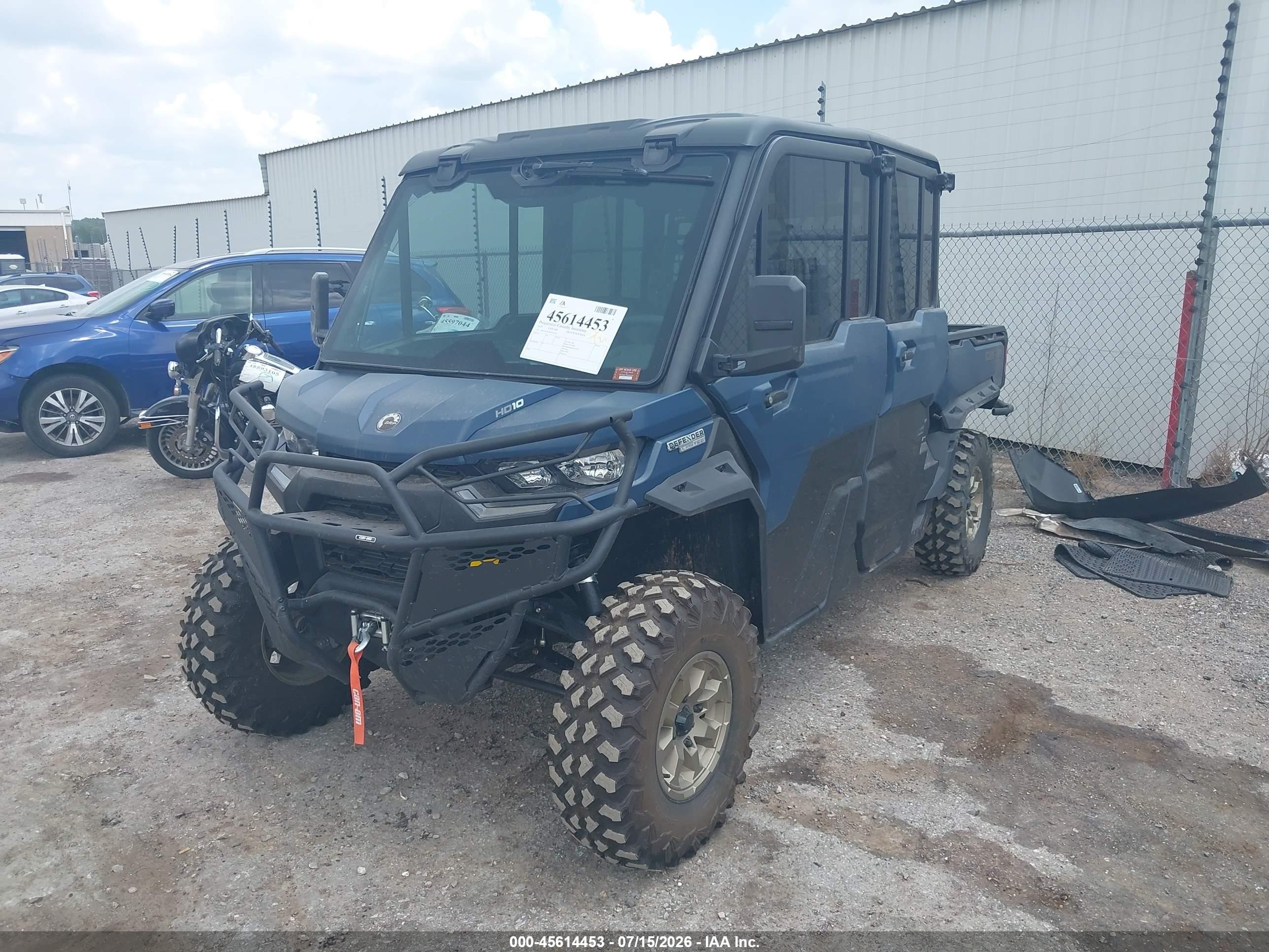 2025 Can-Am Defender VIN 3JBUUAX4XSK023434 — IAAI salvage auction photo