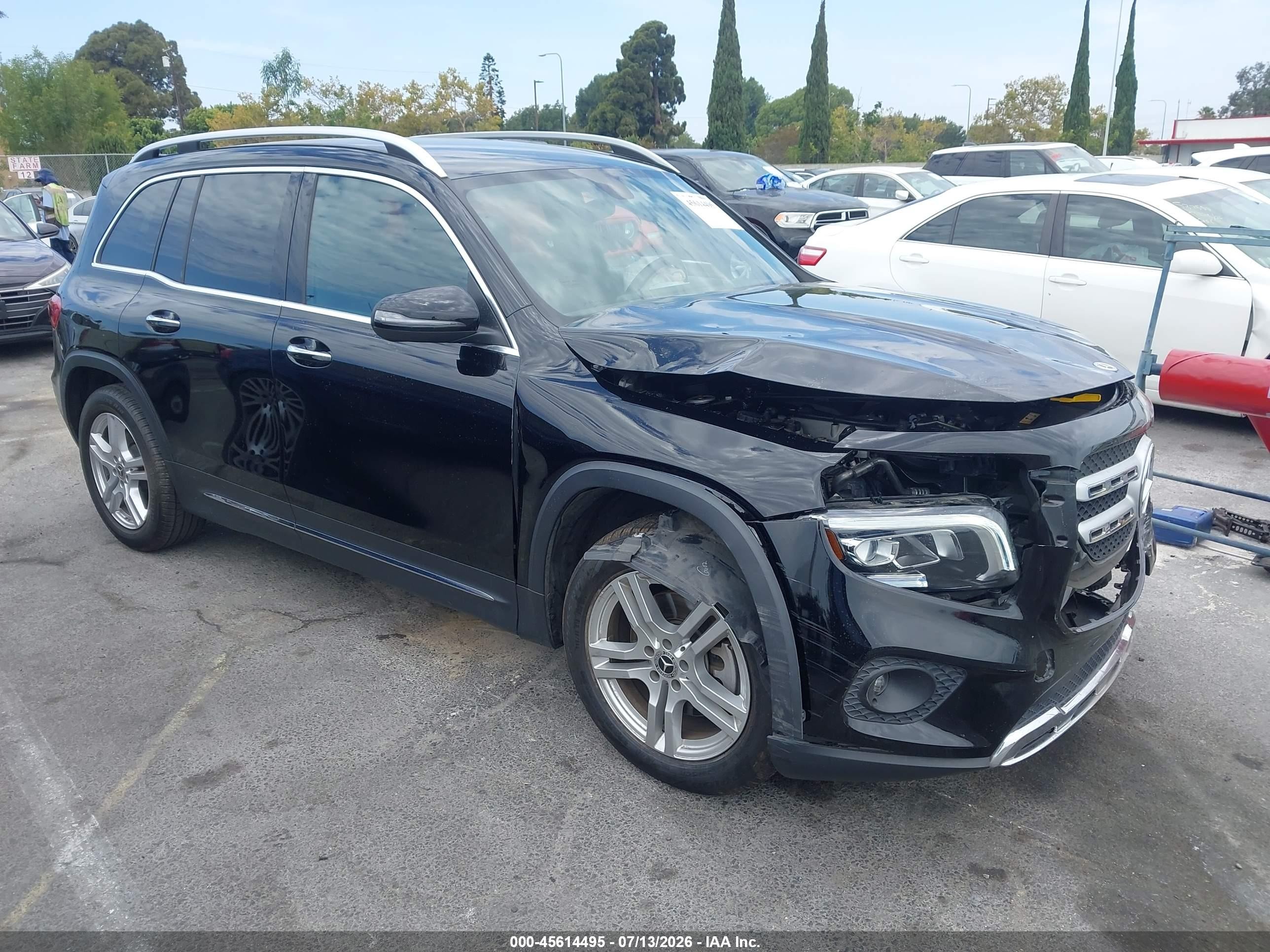 2021 Mercedes-Benz GLB-Class VIN W1N4M4GB0MW143563 — IAAI salvage auction photo