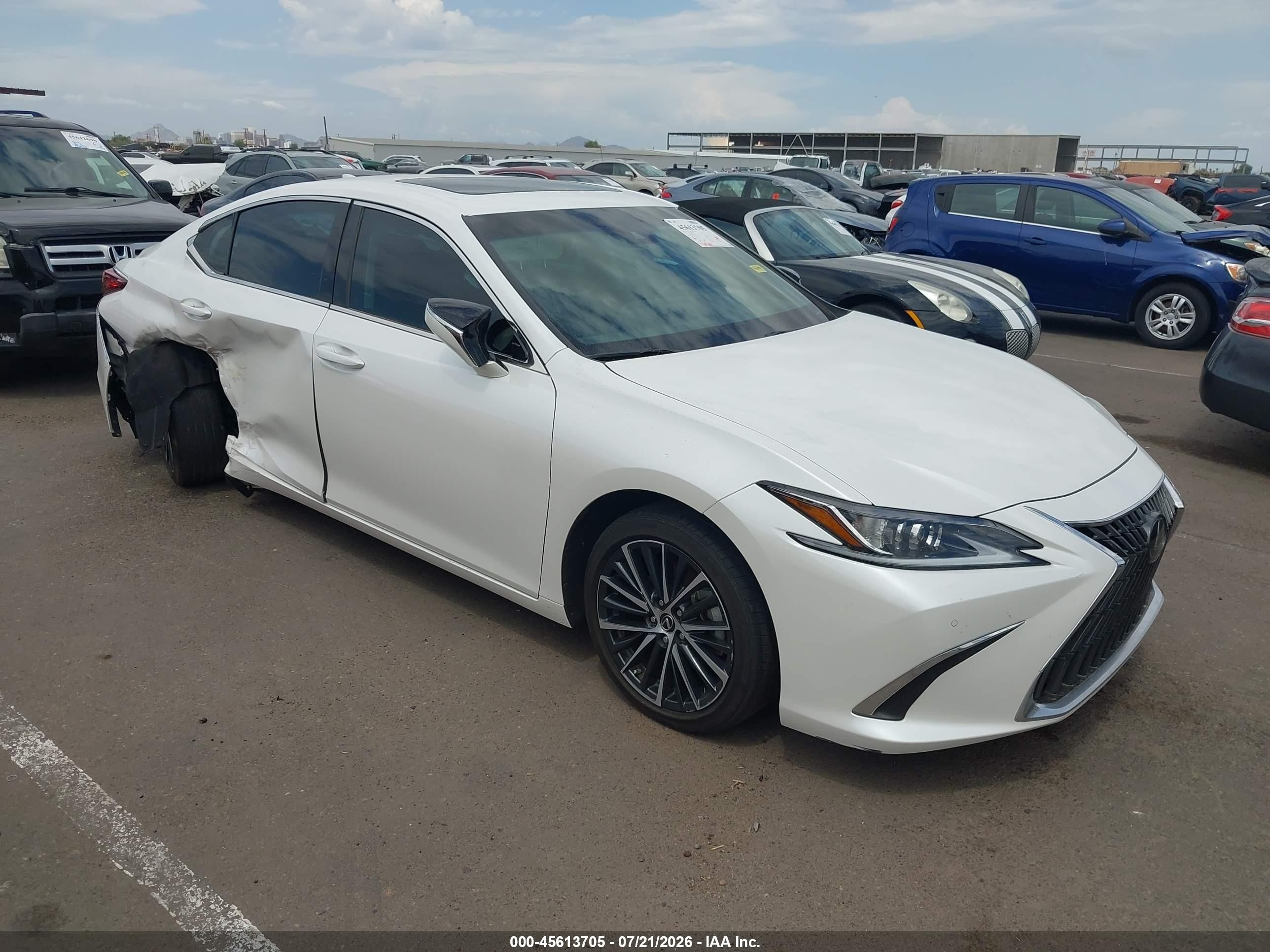 2025 Lexus ES 350 VIN 58ADZ1B14SU194549 — IAAI salvage auction photo