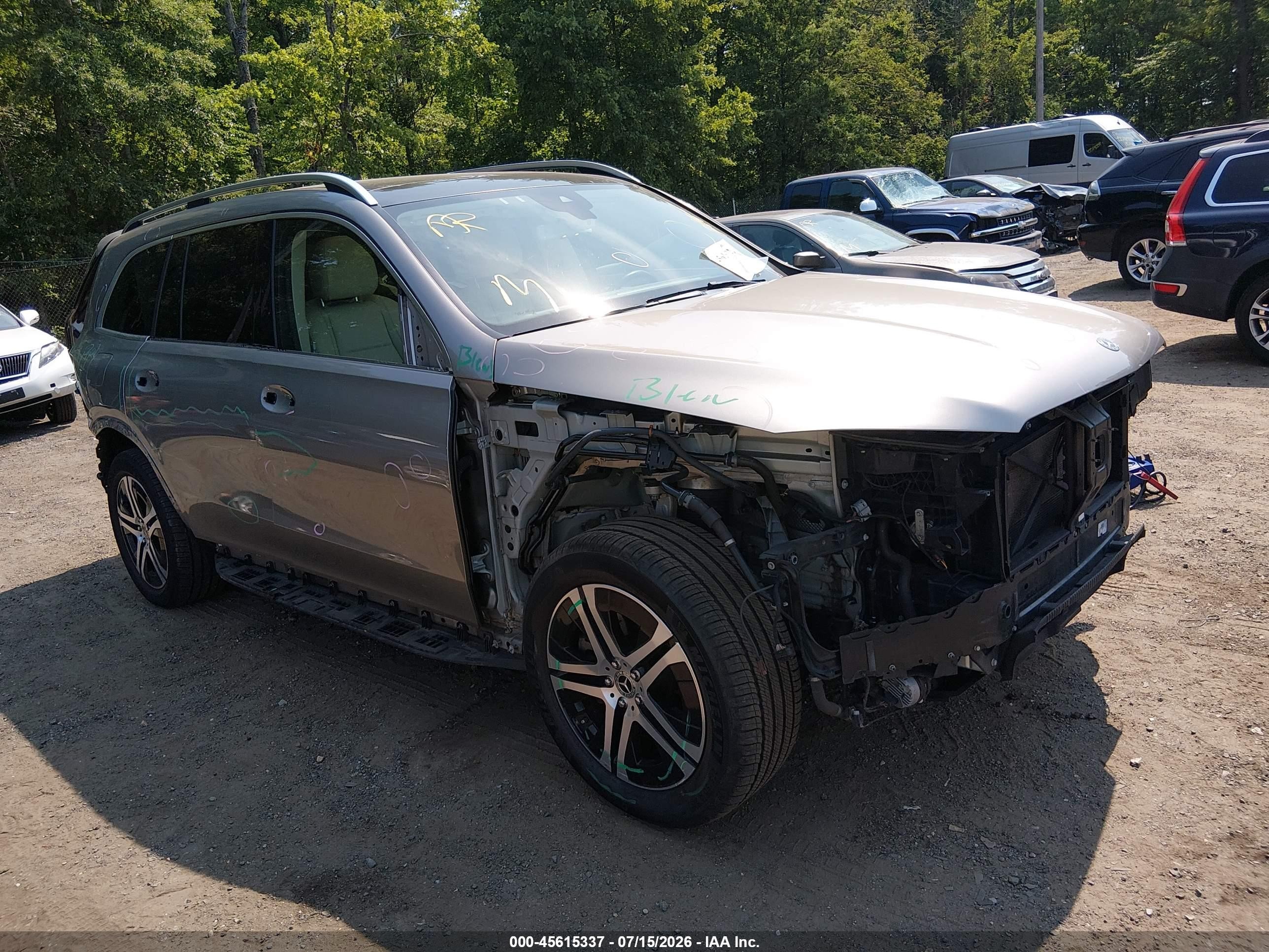 2020 Mercedes-Benz GLS-Class VIN 4JGFF5KE1LA179416 — IAAI salvage auction photo