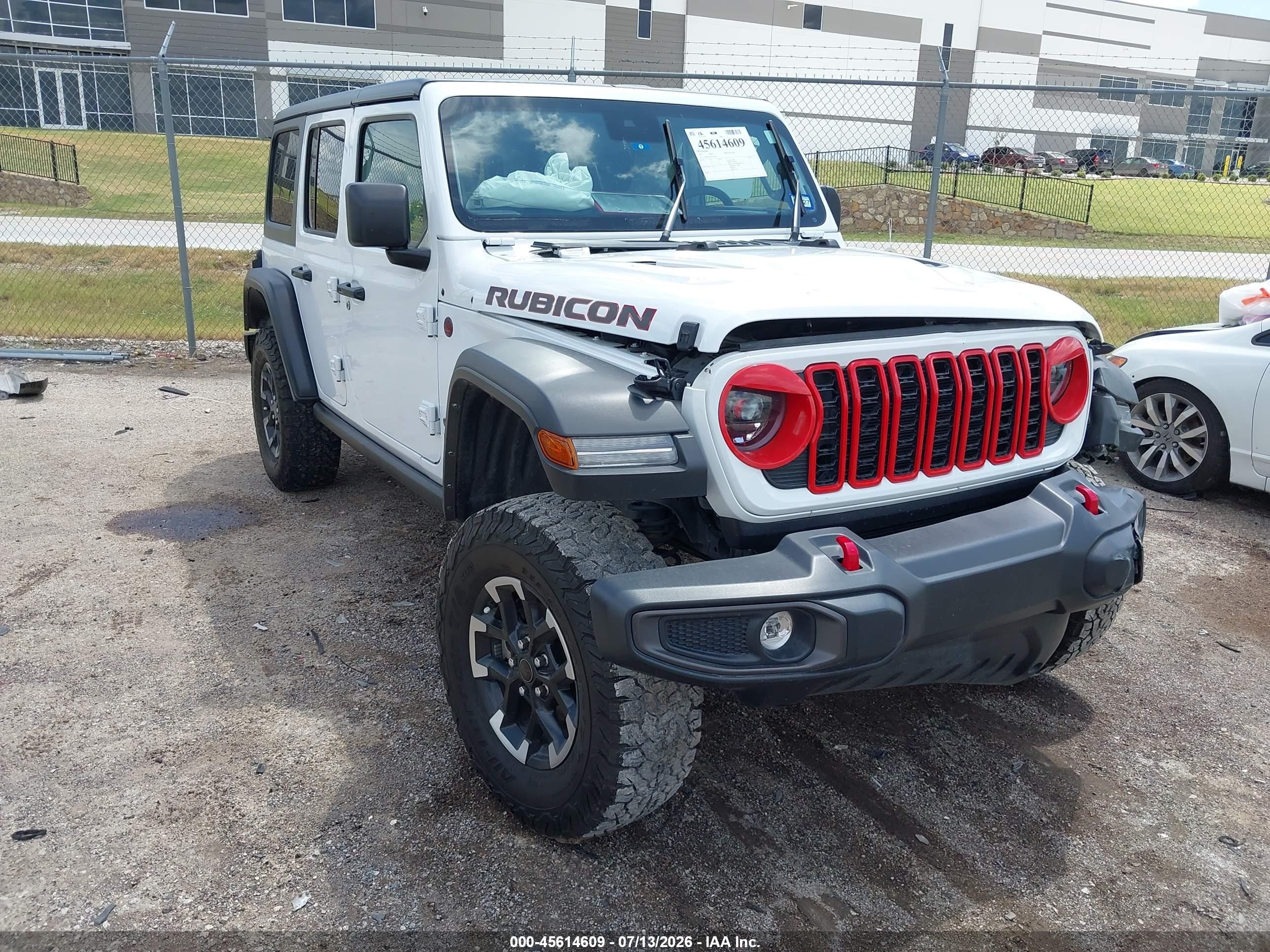 2025 Jeep Wrangler VIN 1C4PJXFN1SW529190 — IAAI salvage auction photo