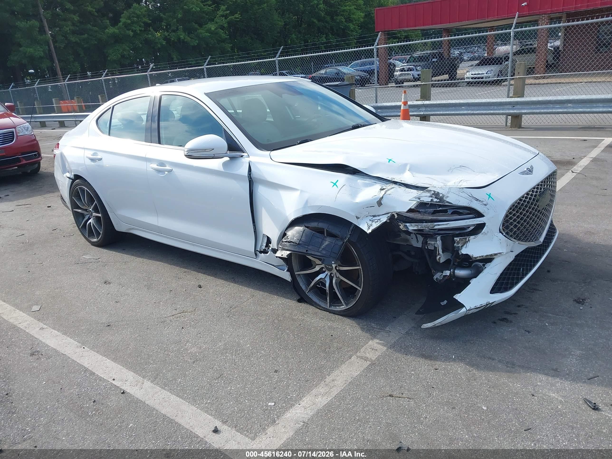 2023 Genesis G70 VIN KMTG34TA2PU127094 — IAAI salvage auction photo