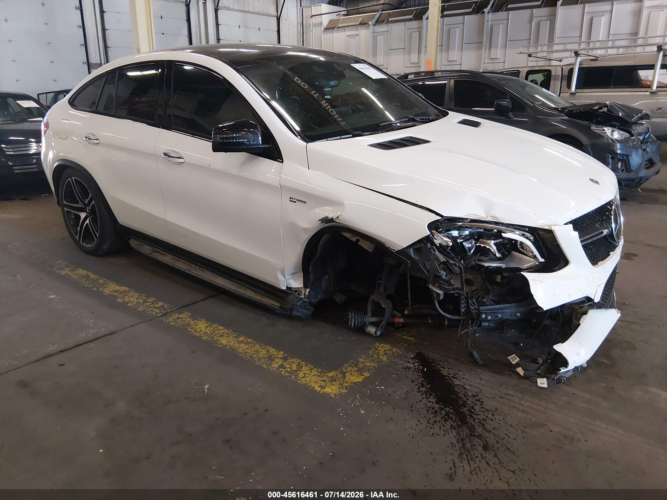 2019 Mercedes-Benz GLE-Class VIN 4JGED6EB9KA140676 — IAAI salvage auction photo