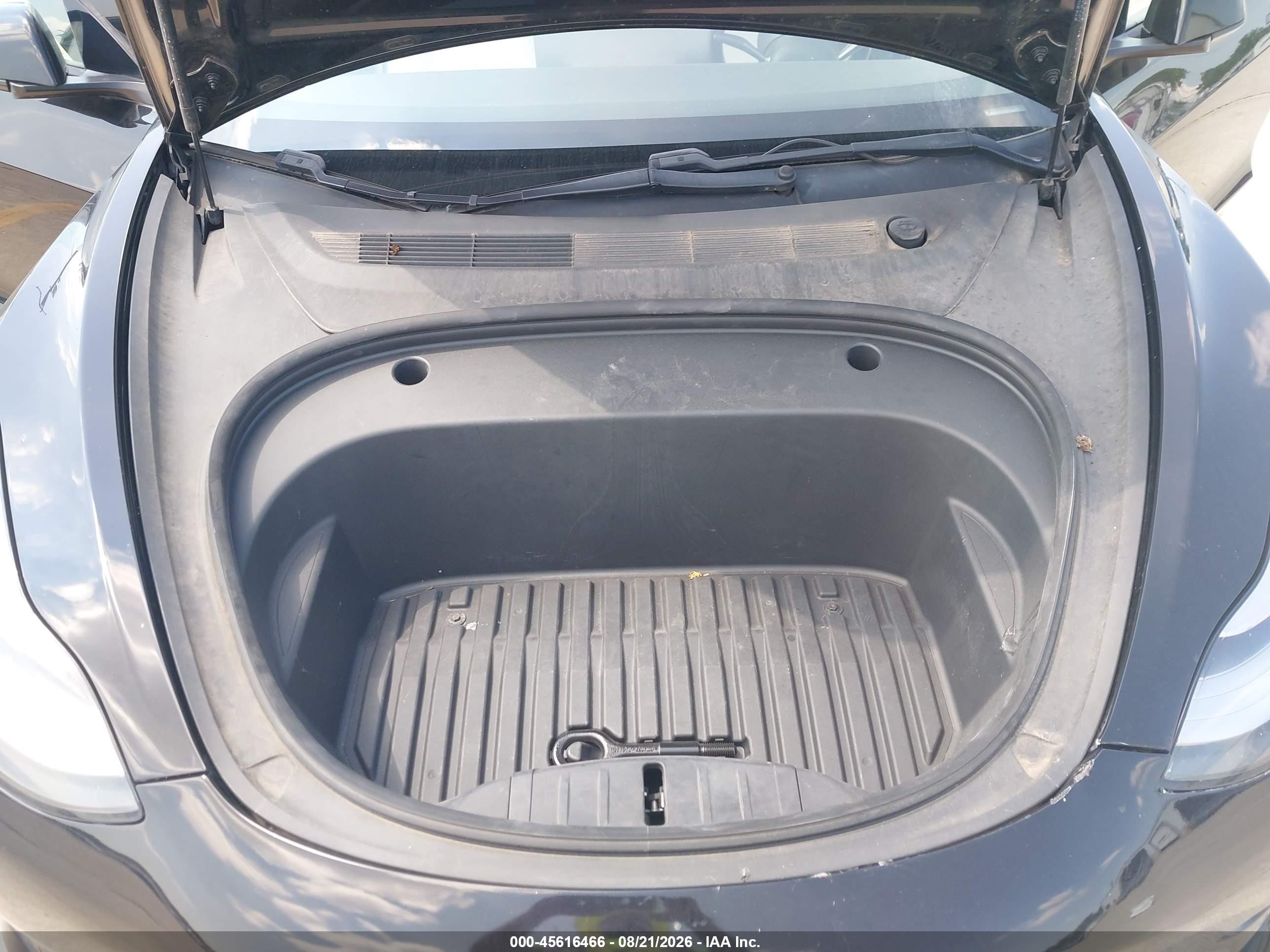 2021 Tesla Model 3 VIN 5YJ3E1EA5MF850770 IAAI salvage auction — Rear End, Salvage (Idaho), sold $4,050 on 2026-09-07 (photo 9)