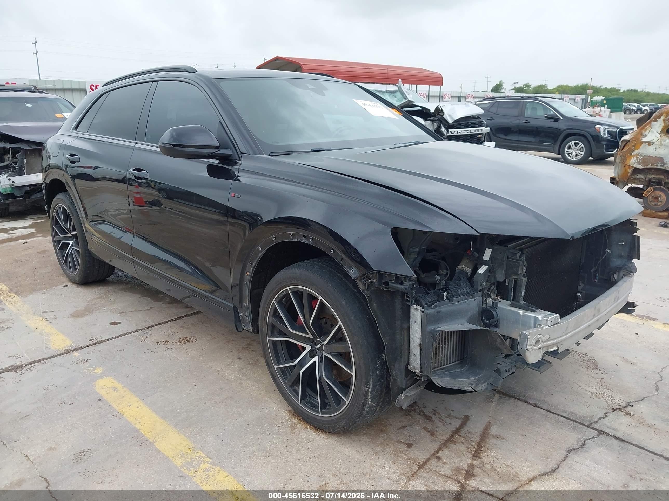 2021 Audi Q8 VIN WA1EVAF17MD004018 — IAAI salvage auction photo