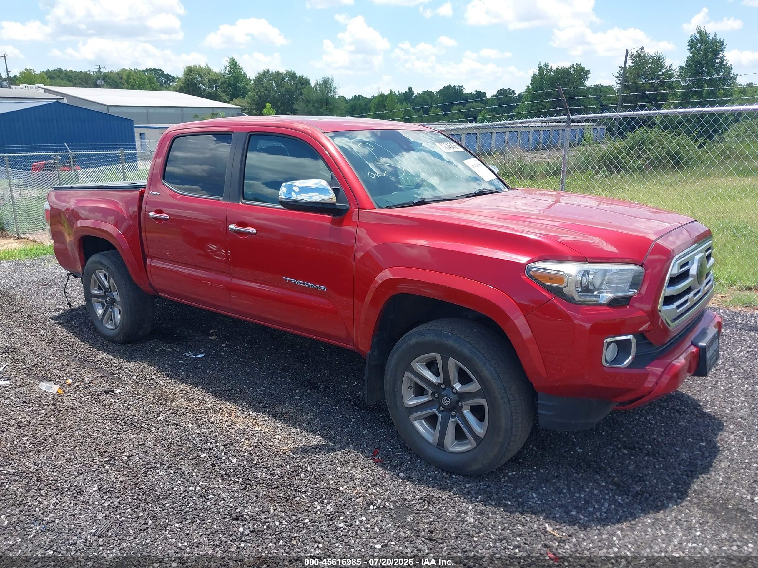2018 Toyota Tacoma VIN 3TMGZ5AN0JM157313 — IAAI salvage auction photo