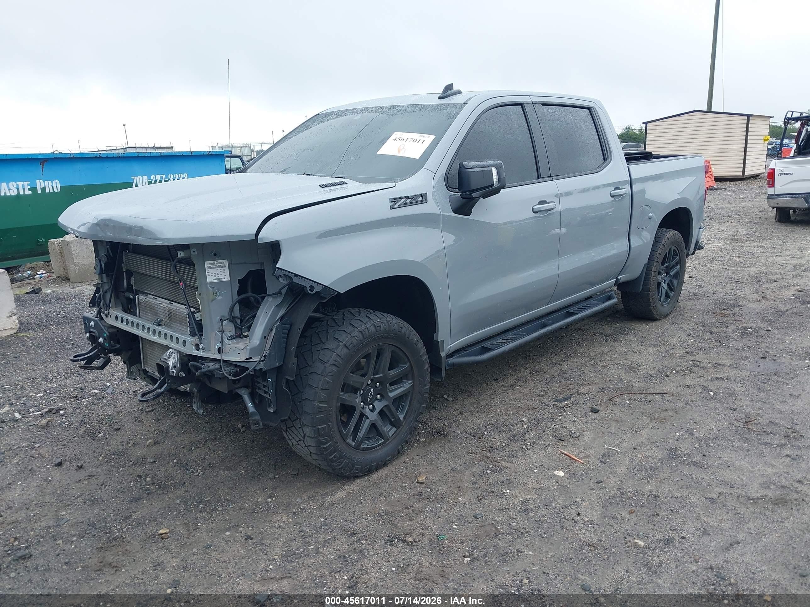2025 Chevrolet Silverado VIN 3GCUKEE80SG257679 IAAI salvage auction — Front End, Salvage (Georgia), sold $23,650 on 2026-08-27 (photo 2)