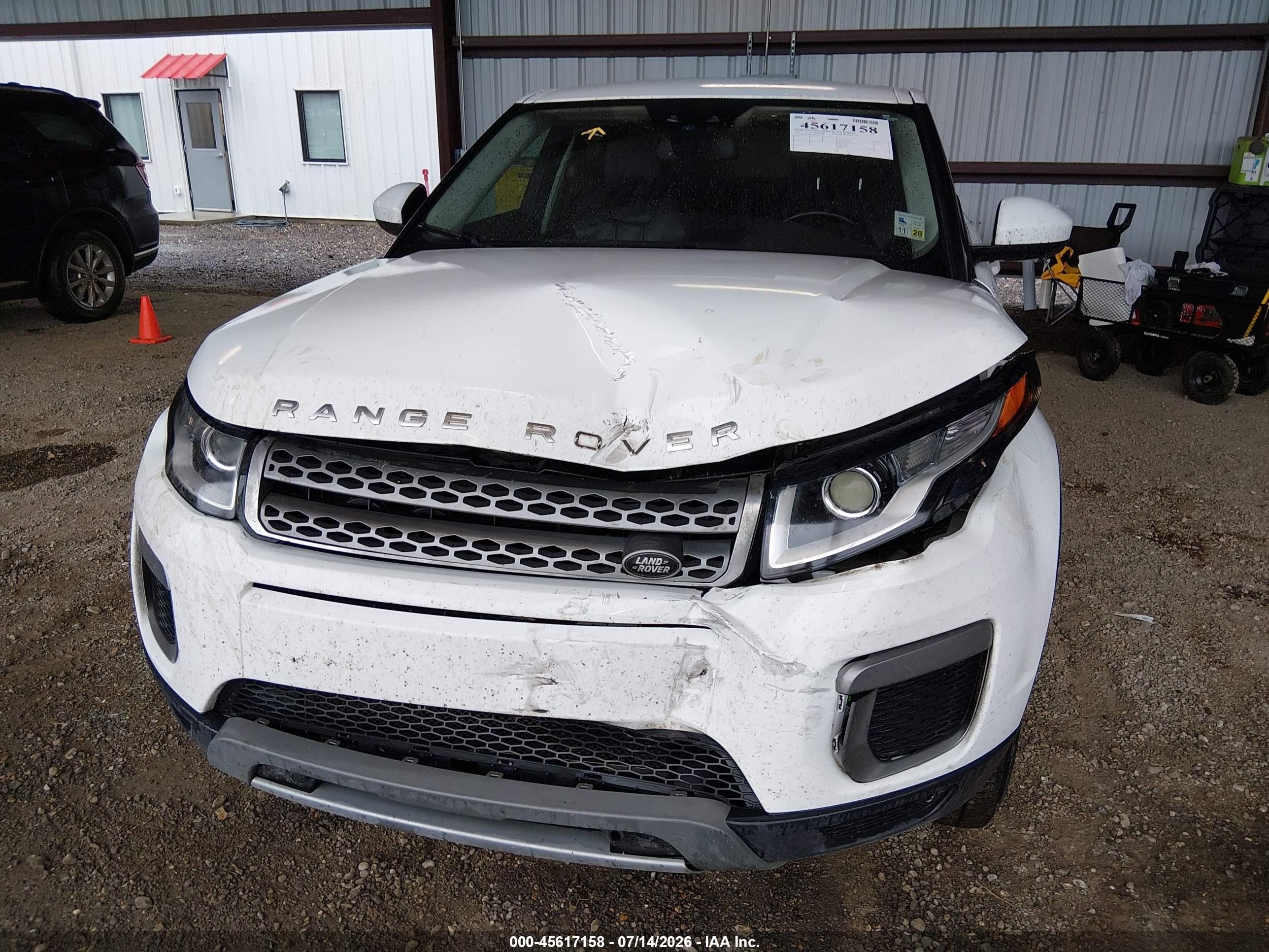2017 Land rover Range rover evoque VIN SALVP2BG8HH204199 IAAI salvage auction — Front End, Salvage (Louisiana), sold $1,650 on 2026-09-09 (photo 6)