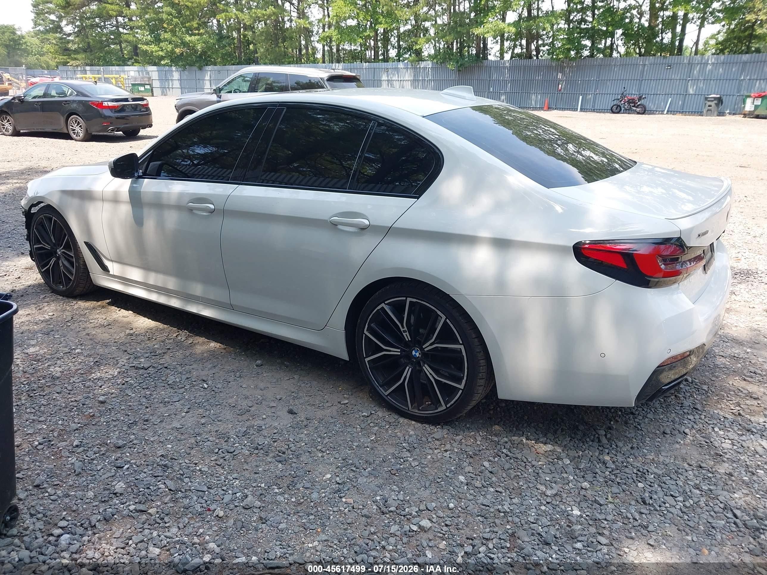 2021 BMW 5er VIN WBA13BK02MCF09869 IAAI salvage auction — Front End, Salvage (New Jersey), sold $14,800 on 2026-09-07 (photo 3)