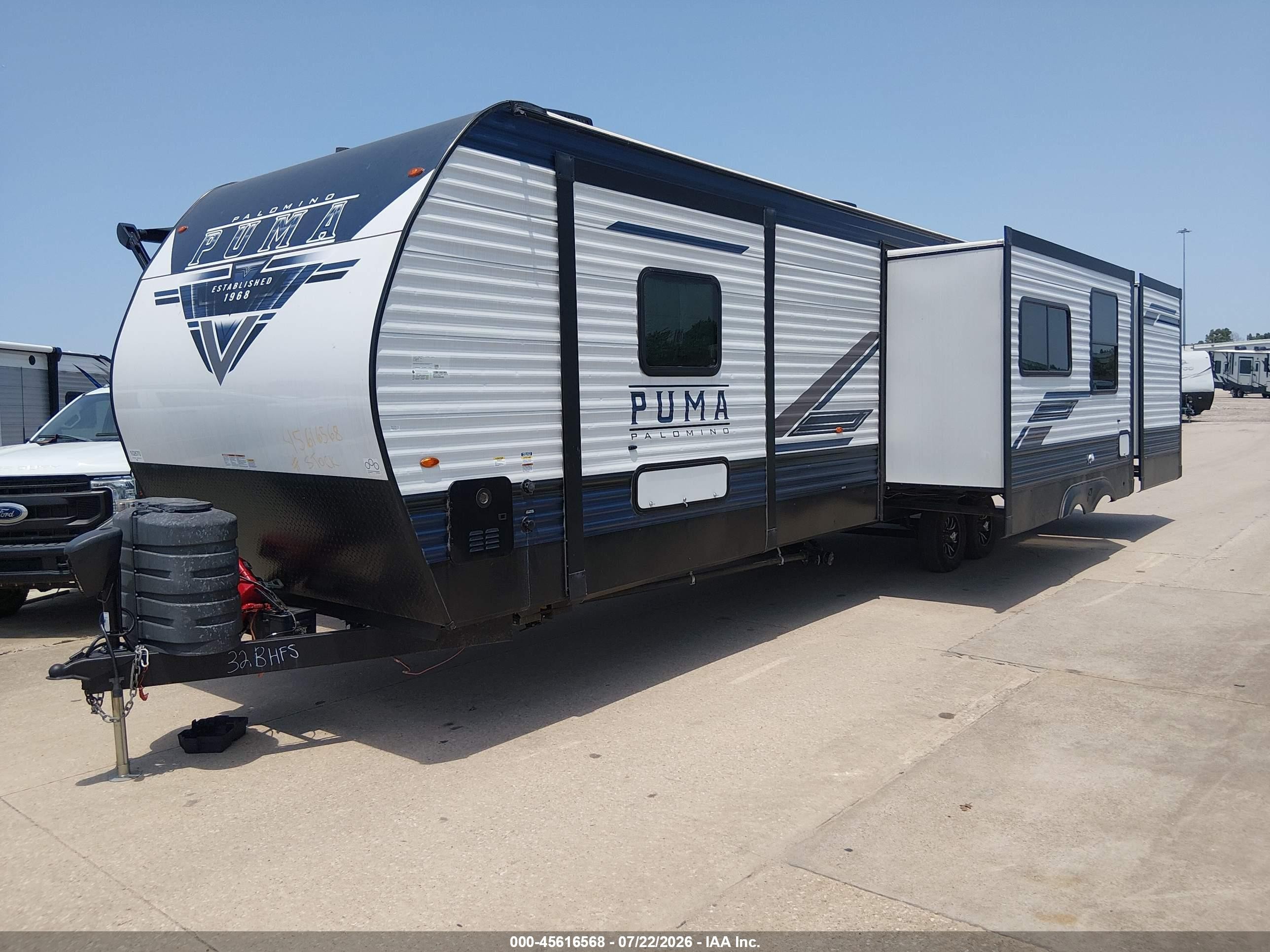 2024 Palomino Other VIN 4X4TPUH2XRP102670 IAAI salvage auction — Hail, Original (Texas), sold $14,050 on 2026-09-23 (photo 2)
