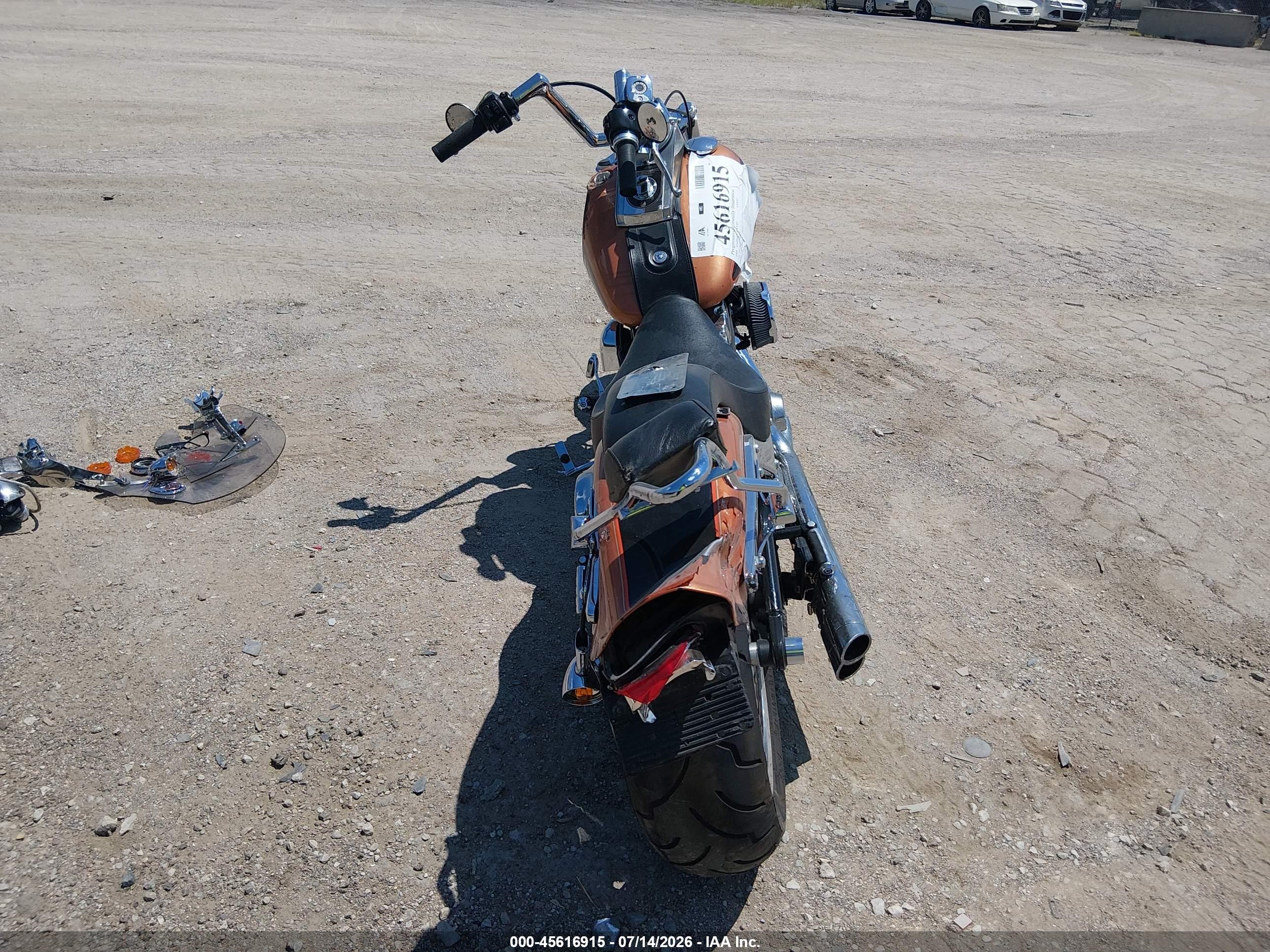 2008 Harley-davidson Softail VIN 1HD1JL5448Y021542 IAAI salvage auction — Side, Certificate Of Title (Nebraska), sold $950 on 2026-09-09 (photo 6)