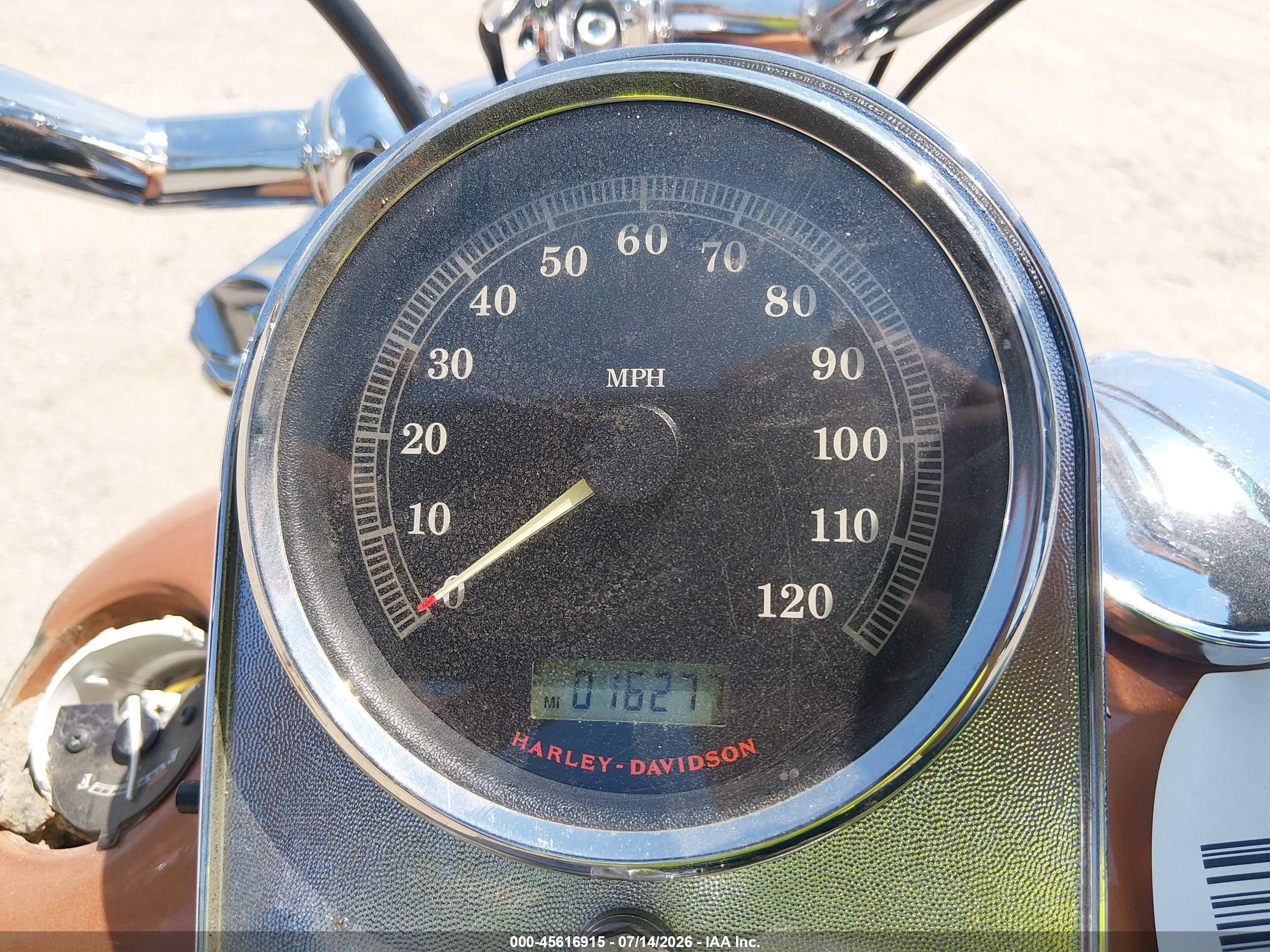 2008 Harley-davidson Softail VIN 1HD1JL5448Y021542 IAAI salvage auction — Side, Certificate Of Title (Nebraska), sold $950 on 2026-09-09 (photo 7)
