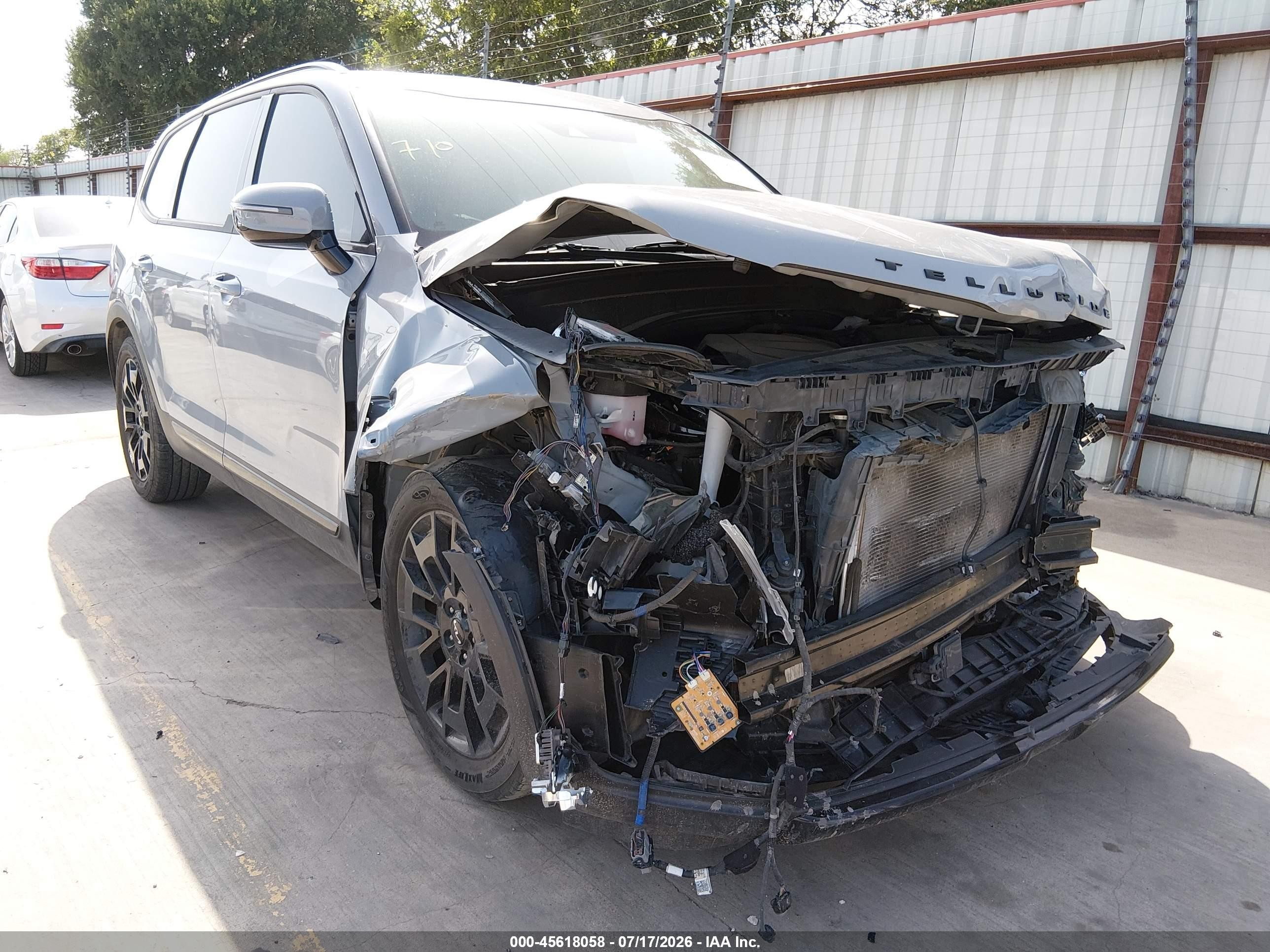 2022 Kia Telluride VIN 5XYP5DHC5NG230026 — IAAI salvage auction photo
