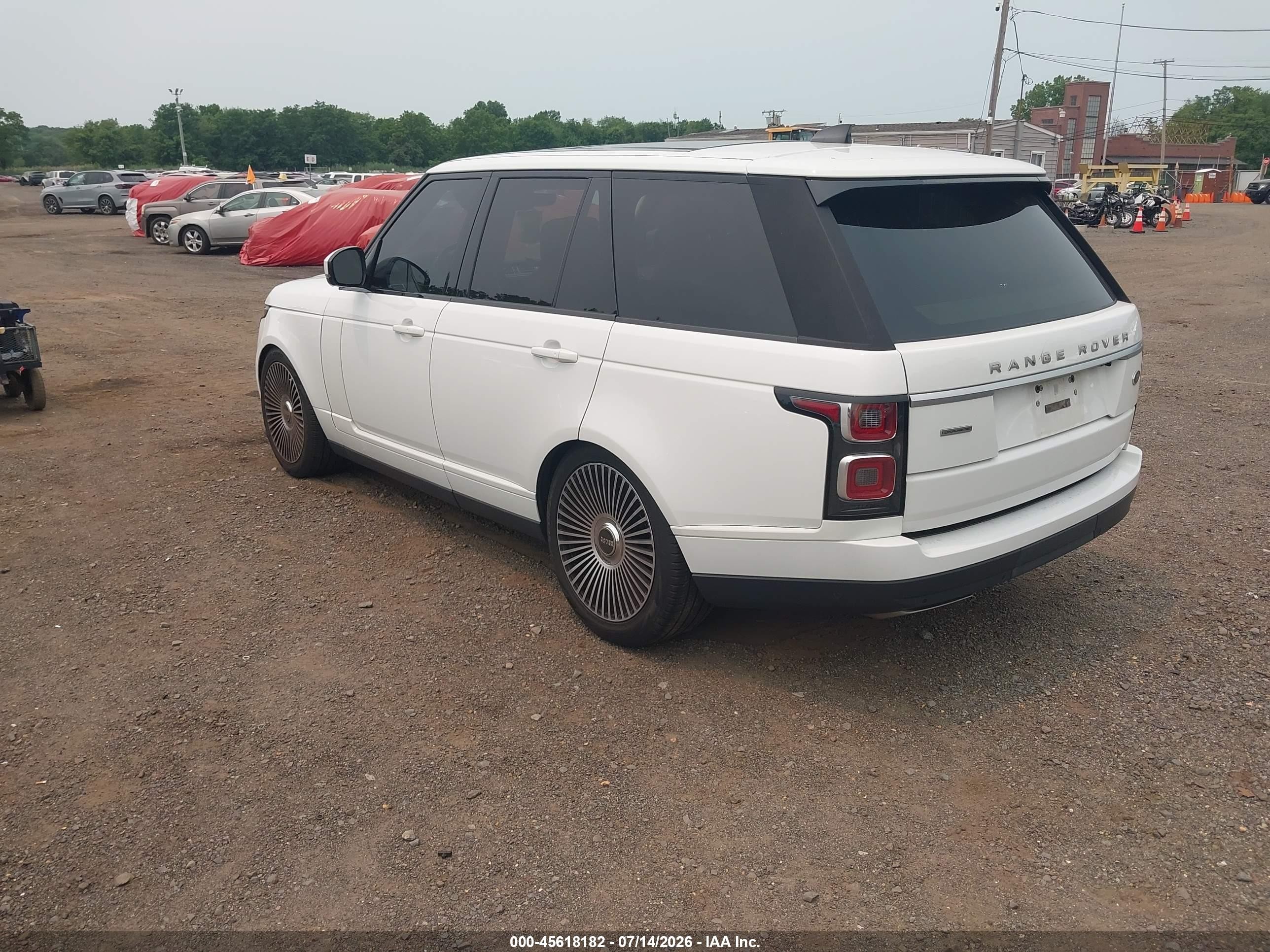 2018 Land Rover Range Rover VIN SALGS2RE3JA503898 IAAI salvage auction — Water/Flood, Salvage (Idaho), sold $7,300 on 2026-09-12 (photo 3)