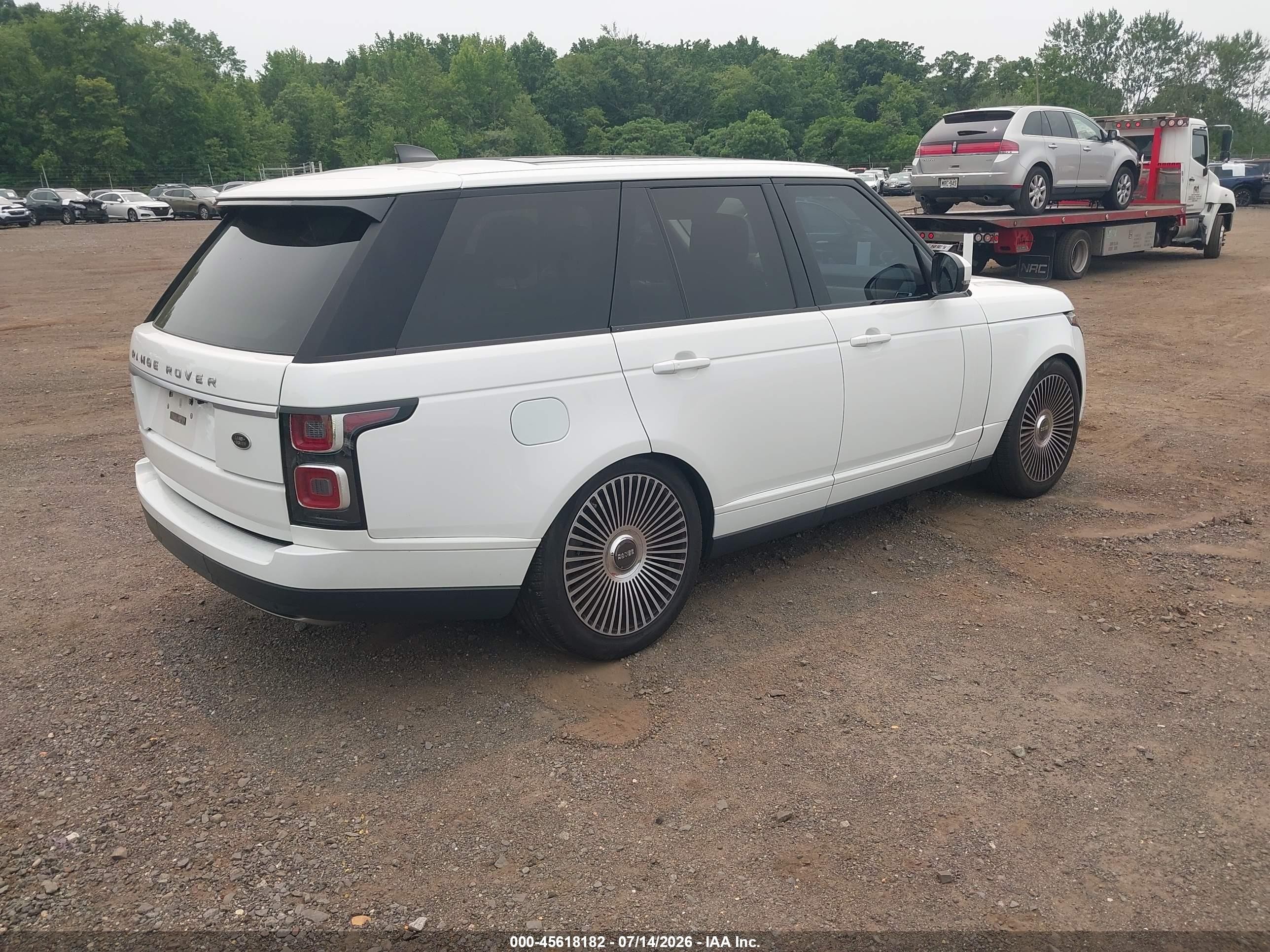 2018 Land Rover Range Rover VIN SALGS2RE3JA503898 IAAI salvage auction — Water/Flood, Salvage (Idaho), sold $7,300 on 2026-09-12 (photo 4)