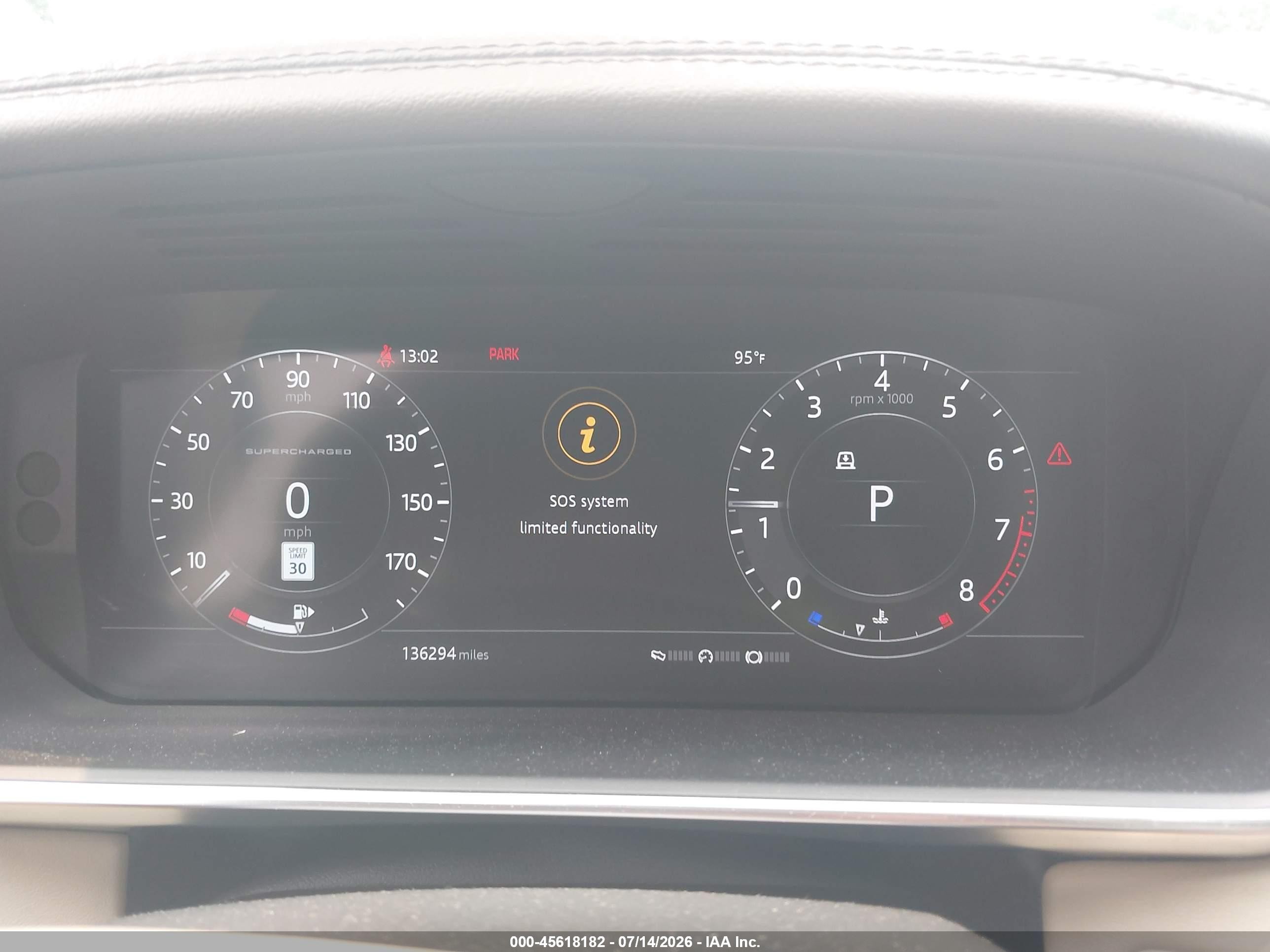 2018 Land Rover Range Rover VIN SALGS2RE3JA503898 IAAI salvage auction — Water/Flood, Salvage (Idaho), sold $7,300 on 2026-09-12 (photo 7)