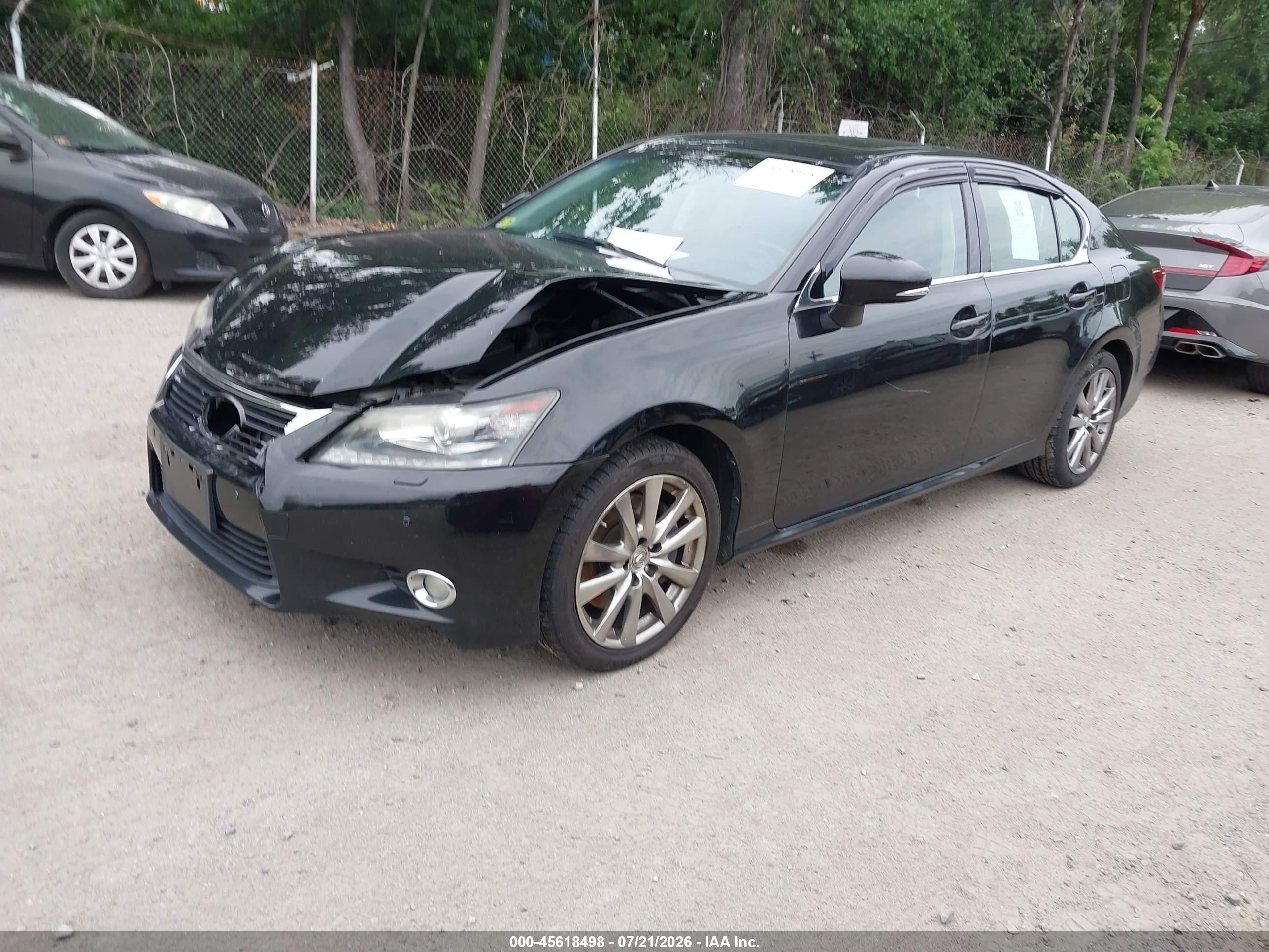 2013 Lexus Gs VIN JTHCE1BL3D5019323 IAAI salvage auction — Front End, Salvage (Rhode Island), sold $1,300 on 2026-09-08 (photo 2)