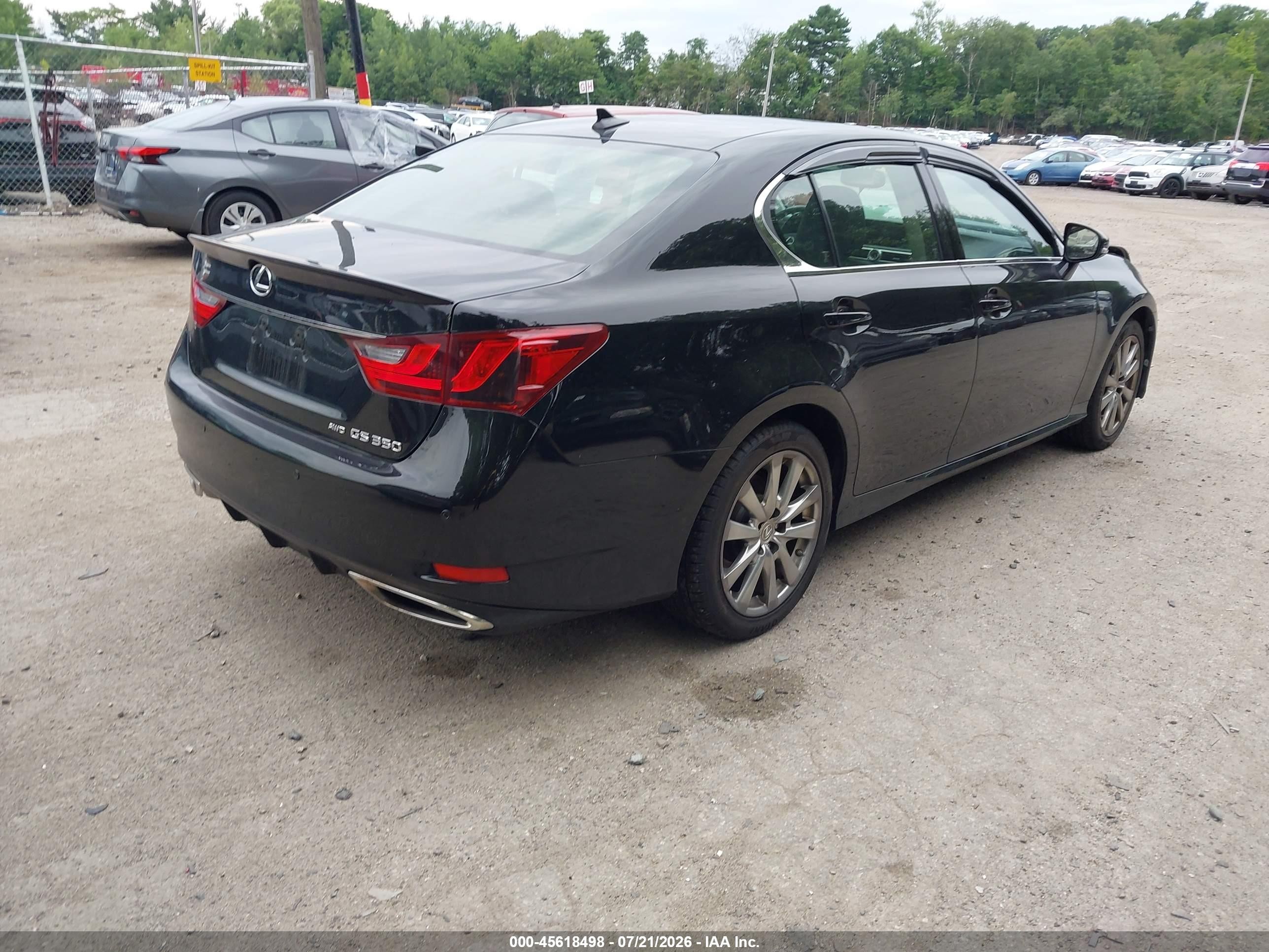 2013 Lexus Gs VIN JTHCE1BL3D5019323 IAAI salvage auction — Front End, Salvage (Rhode Island), sold $1,300 on 2026-09-08 (photo 4)