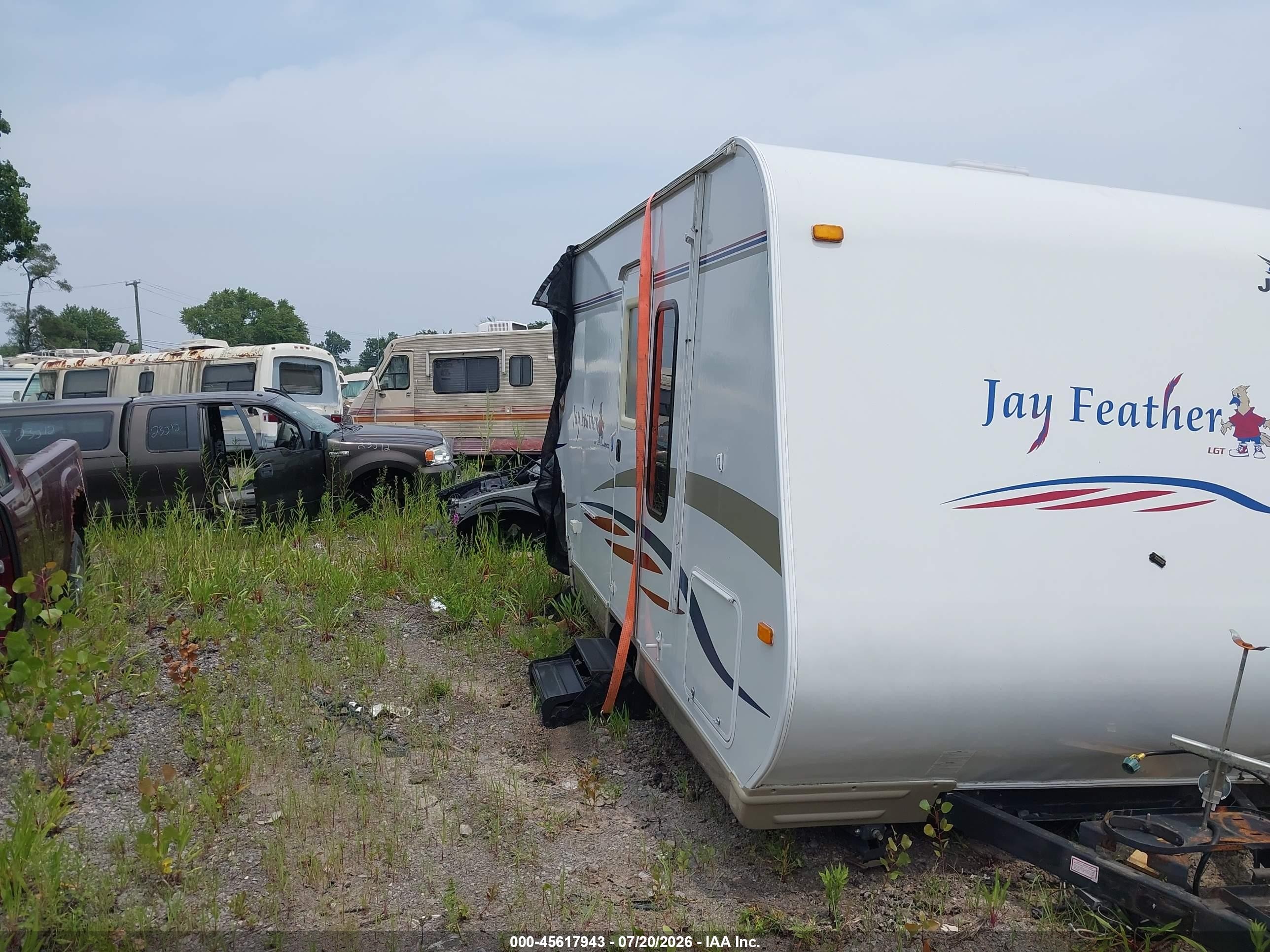 2008 Jayco Other VIN 1UJBJ02M481JF0555 IAAI salvage auction — Unknown, Clear (Michigan), sold $100 on 2026-09-17 (photo 1)