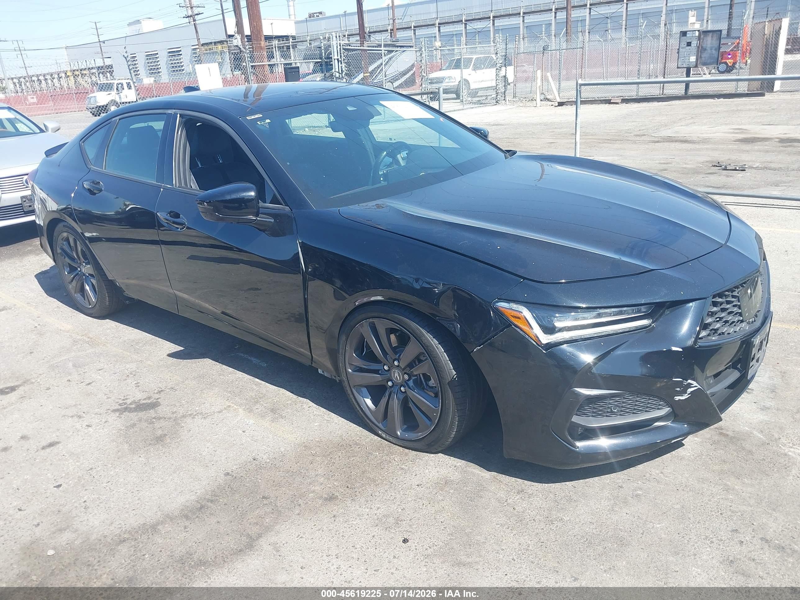 2022 Acura TLX VIN 19UUB6F57NA001845 — IAAI salvage auction photo