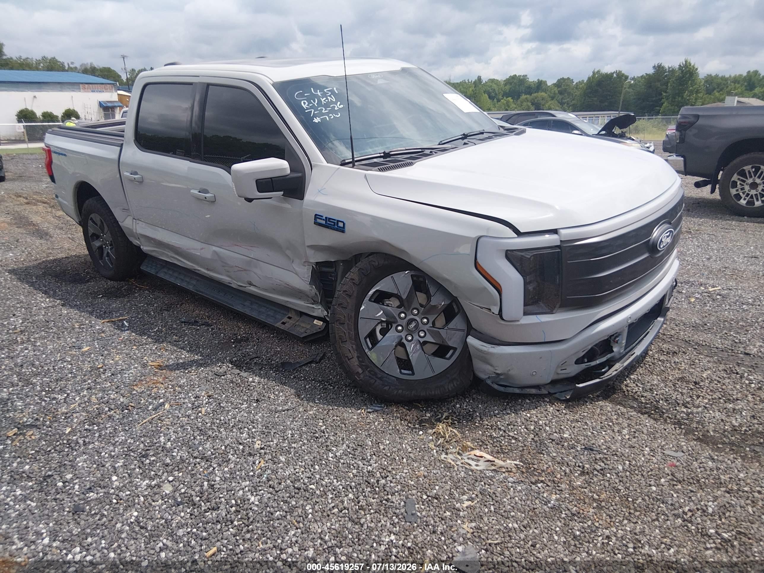 2024 Ford F-150 Lightning VIN 1FT6W5L72RWG09972 — IAAI salvage auction photo