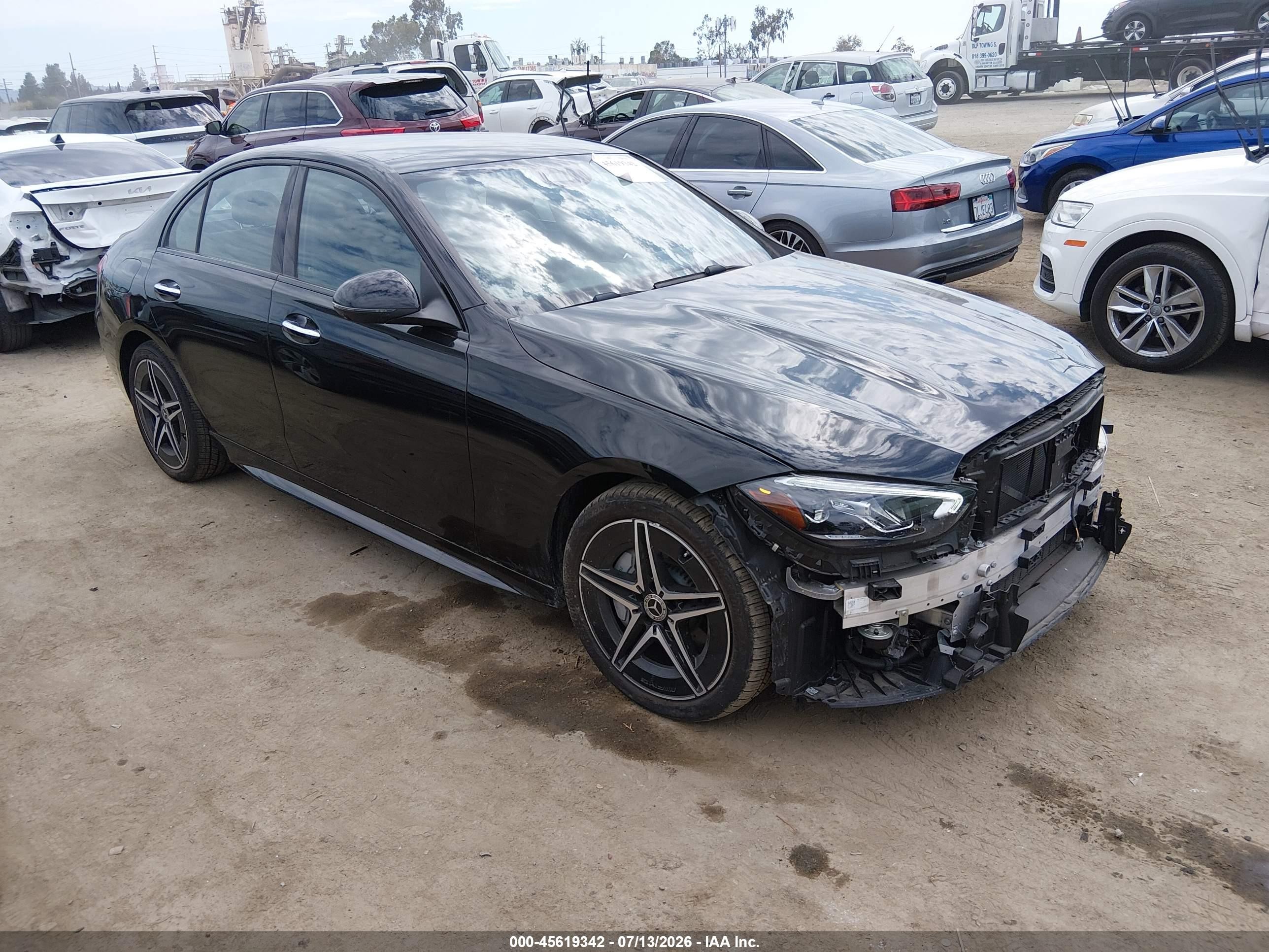 2025 Mercedes-Benz C-Class VIN W1KAF4GBXSR254112 — IAAI salvage auction photo