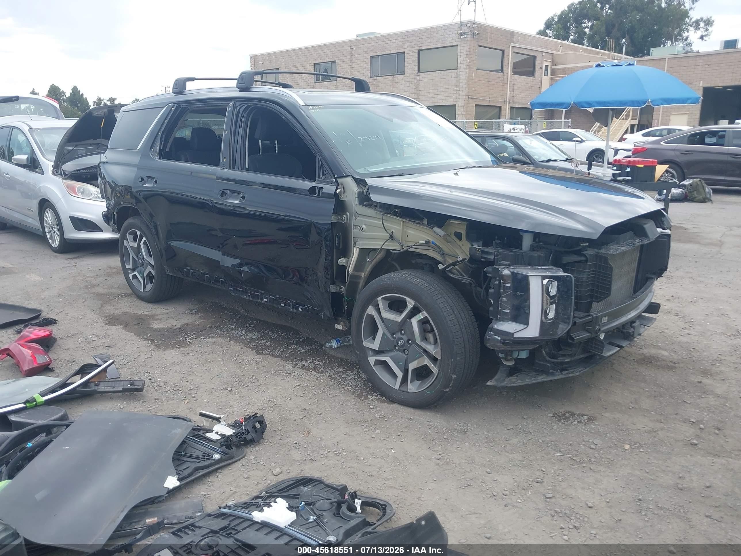 2023 Hyundai Palisade VIN KM8R4DGE3PU502536 — IAAI salvage auction photo