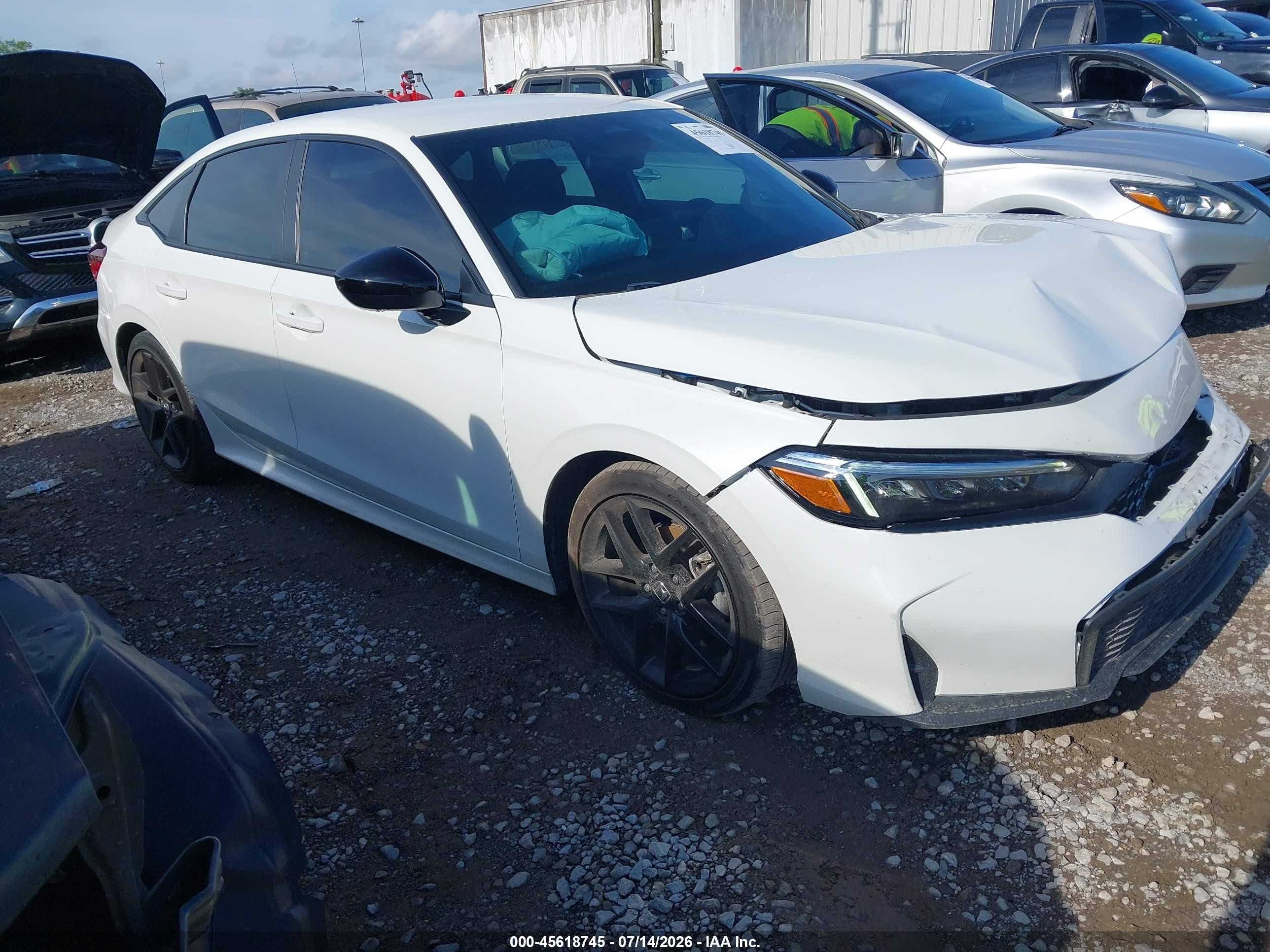 2025 Honda Civic VIN 2HGFE2F51SH541777 — IAAI salvage auction photo