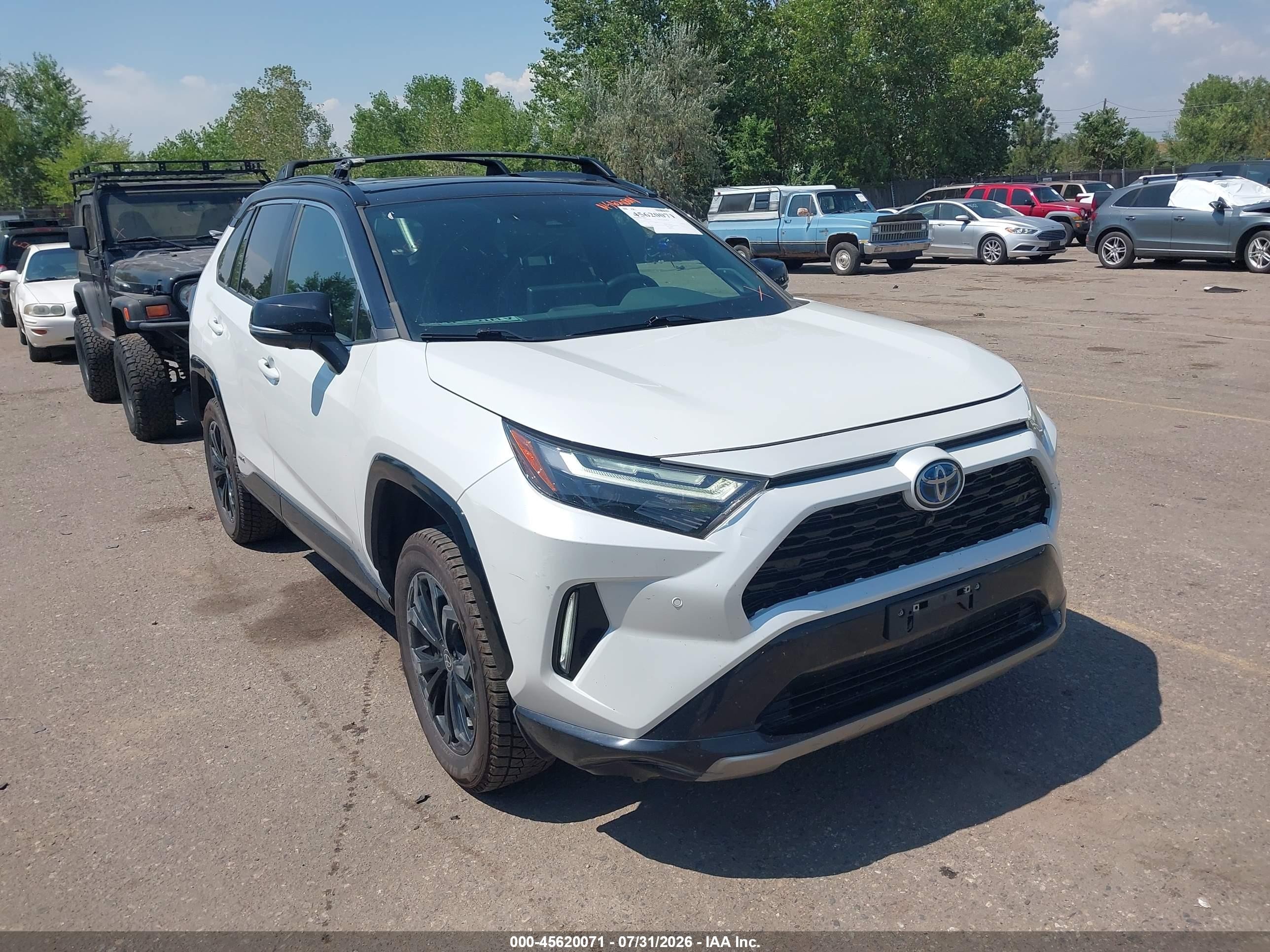 2023 Toyota RAV4 Hybrid VIN 4T3E6RFV2PU121212 — IAAI salvage auction photo