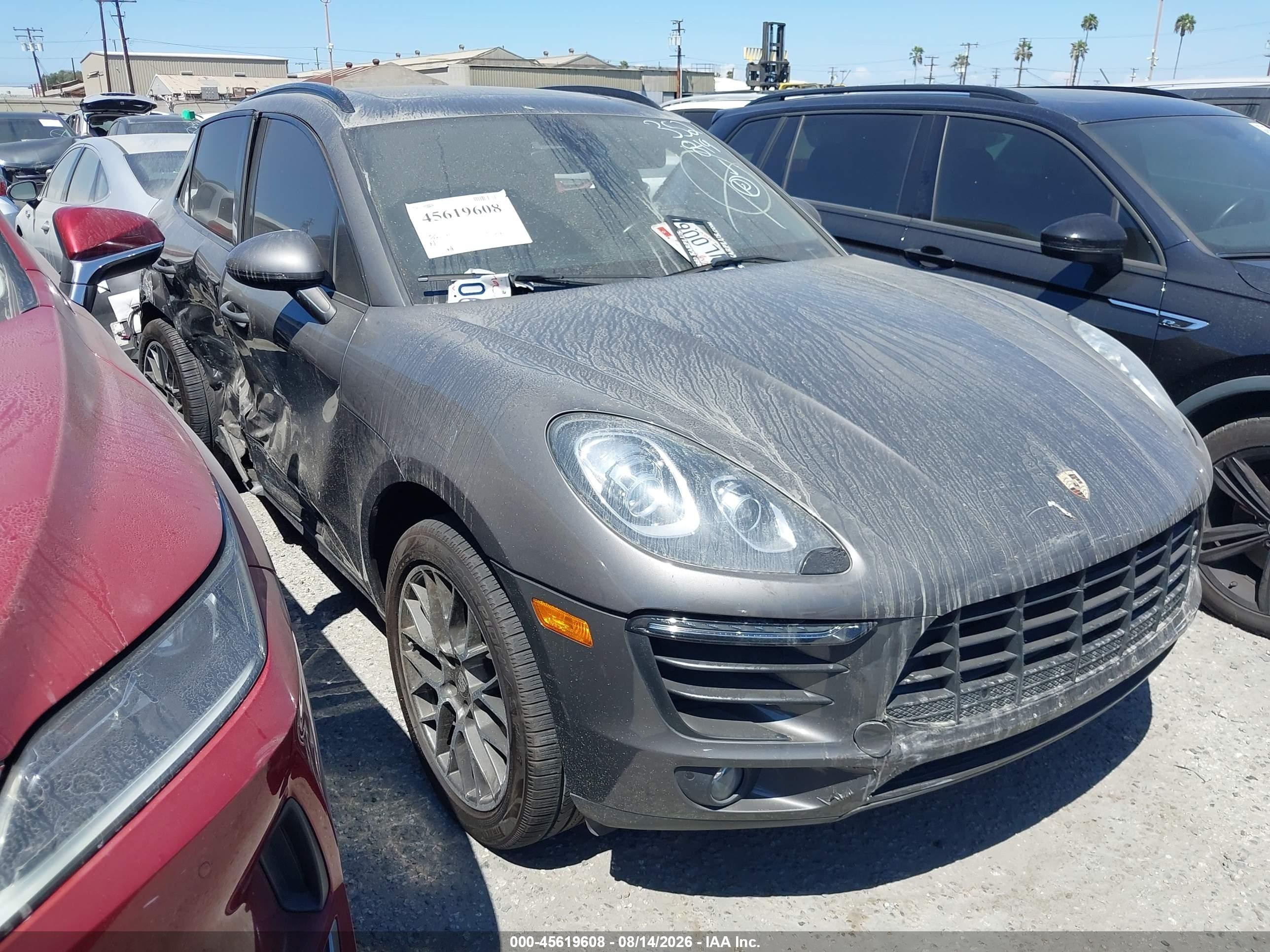 2018 Porsche Macan VIN WP1AA2A5XJLB03982 IAAI salvage auction — Side, Salvage Certificate (California), sold $4,200 on 2026-08-17 (photo 1)