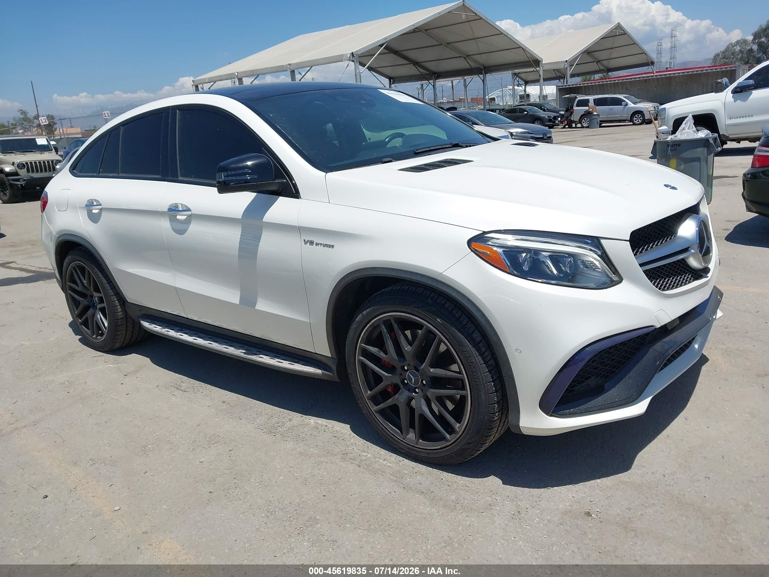 2018 Mercedes-Benz GLE-Class VIN 4JGED7FB2JA124919 — IAAI salvage auction photo