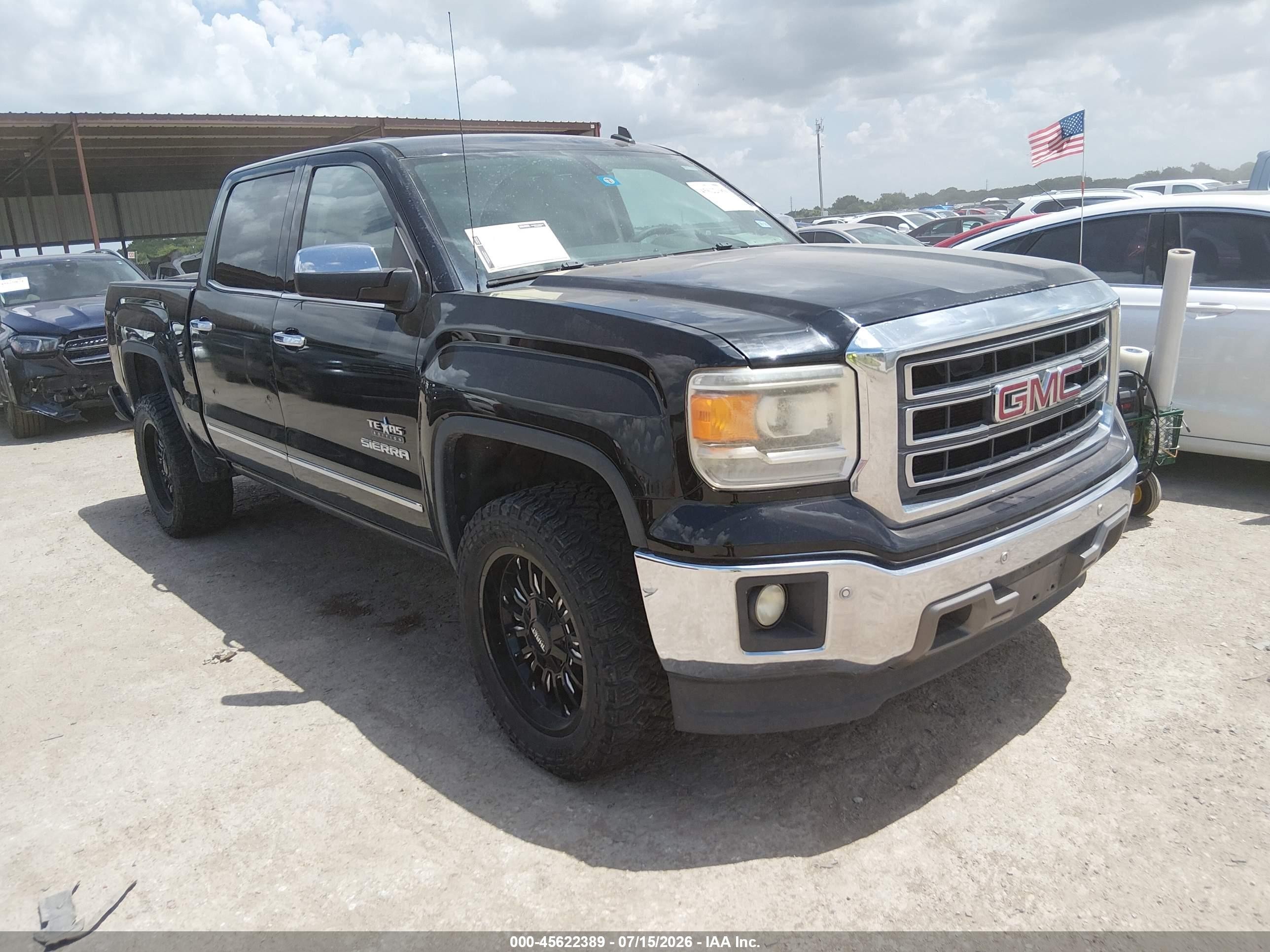 2014 GMC Sierra 1500 VIN 3GTP1VEC9EG113525 — IAAI salvage auction photo