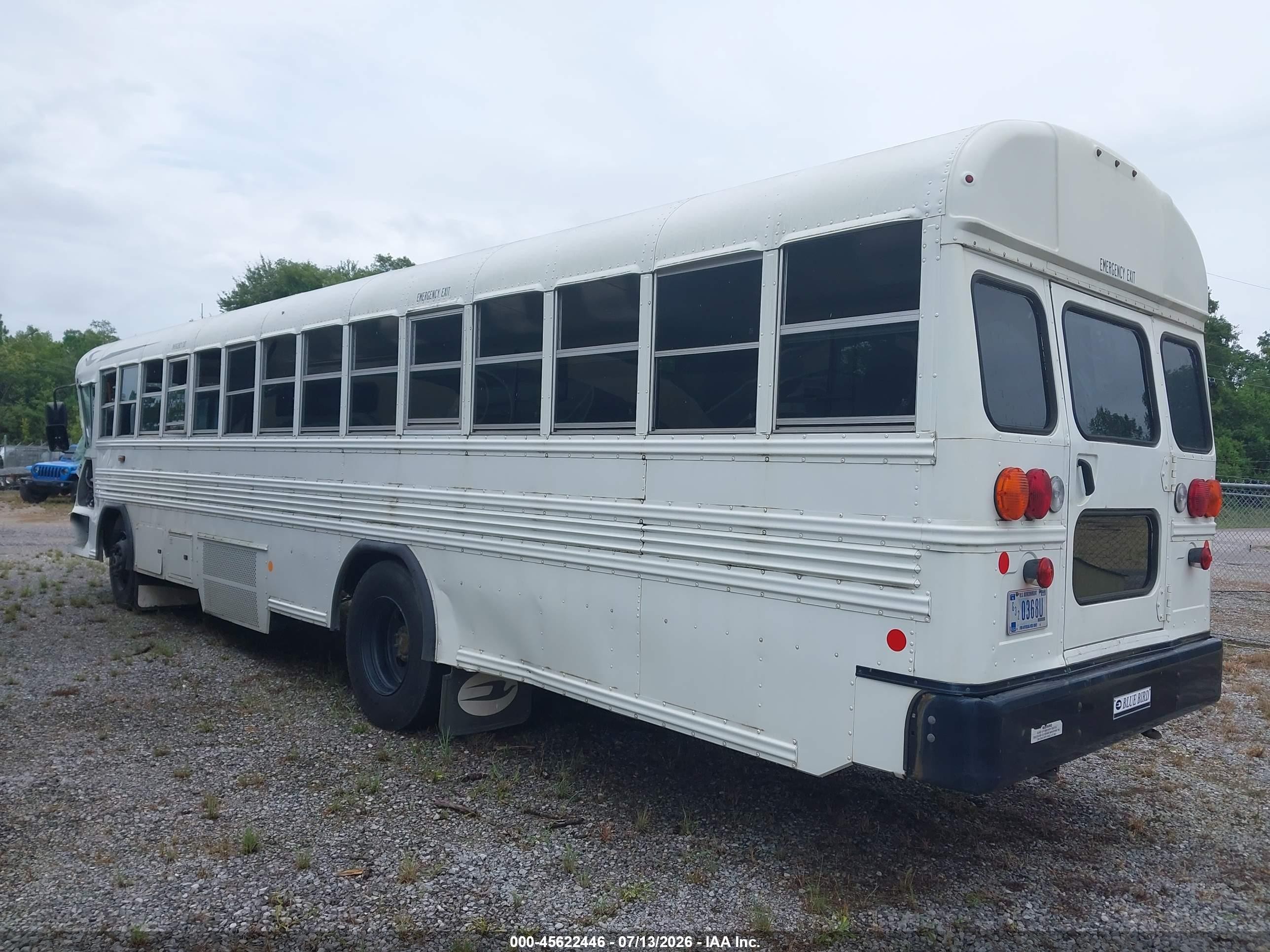 2018 Blue Bird School Bus / Transit Bus VIN 1BABLCSA6JF344402 IAAI salvage auction — Front End, Sf97 (Mississippi), sold $12,050 on 2026-09-09 (photo 3)