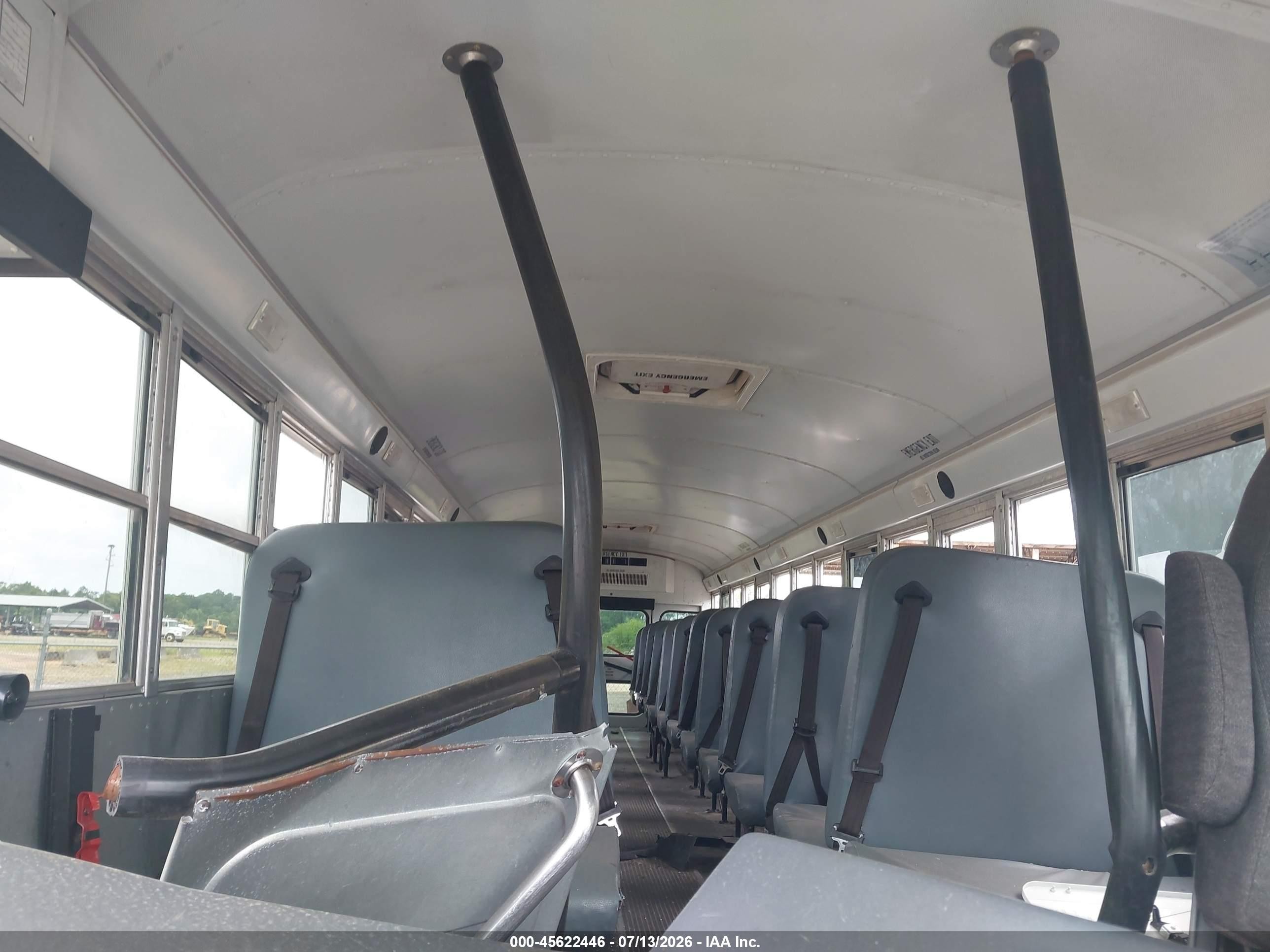 2018 Blue Bird School Bus / Transit Bus VIN 1BABLCSA6JF344402 IAAI salvage auction — Front End, Sf97 (Mississippi), sold $12,050 on 2026-09-09 (photo 5)