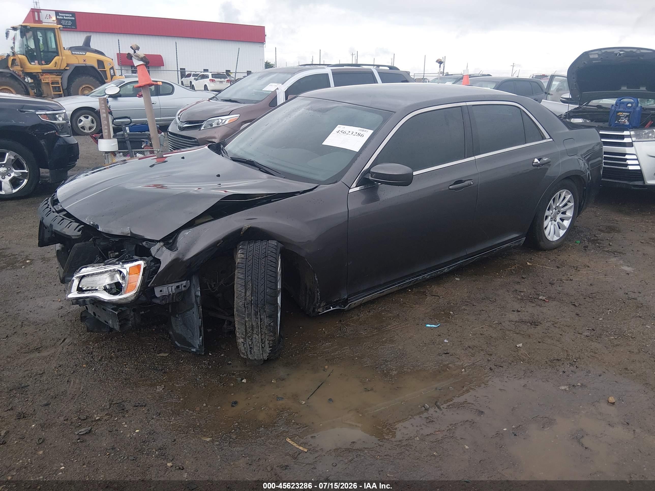 2013 Chrysler 300 VIN 2C3CCAAG3DH559960 IAAI salvage auction — Front End, Clear (Arkansas), sold $1,150 on 2026-09-11 (photo 2)