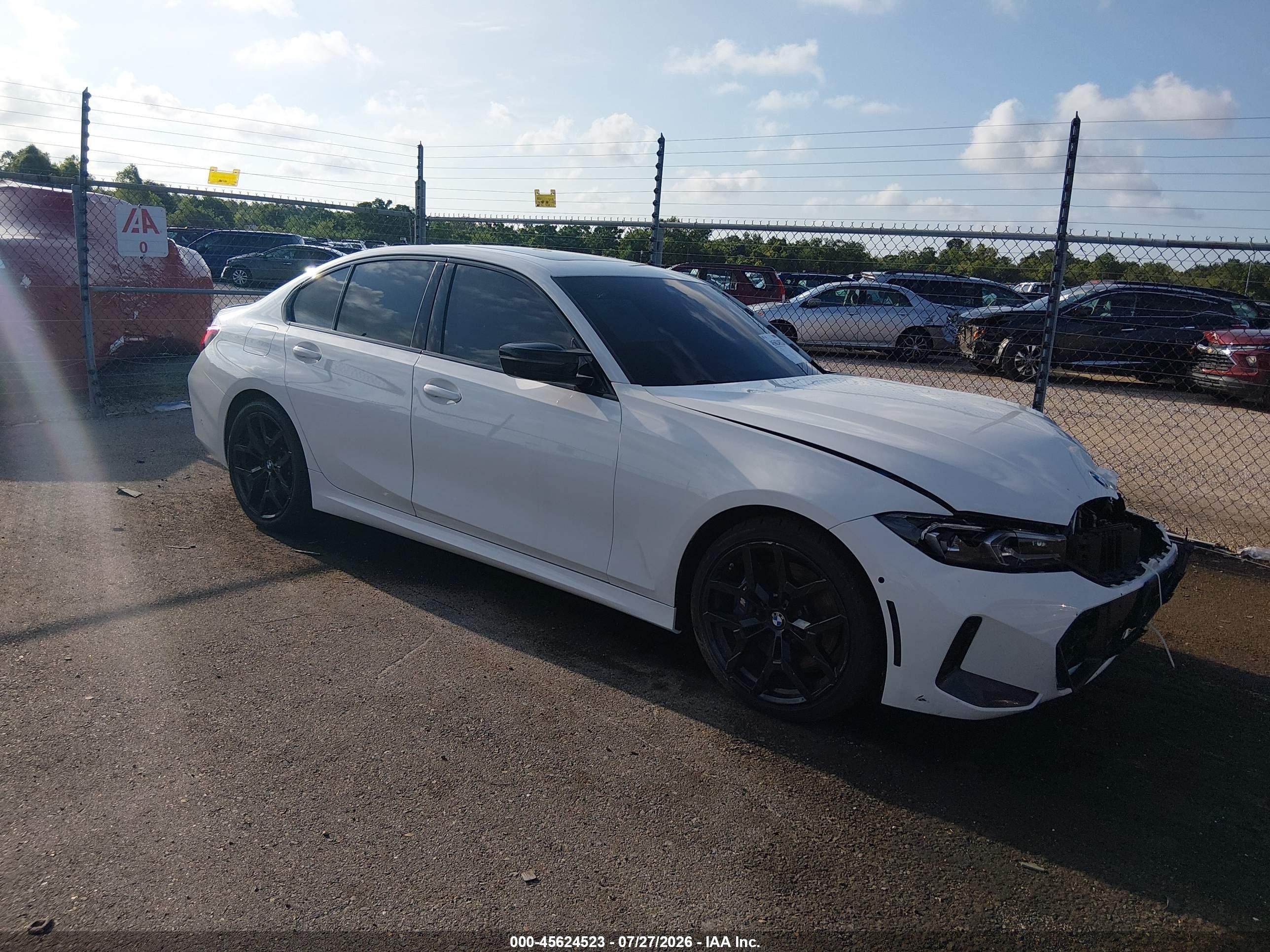 2025 BMW M340i VIN 3MW59FT04S8F07998 — IAAI salvage auction photo